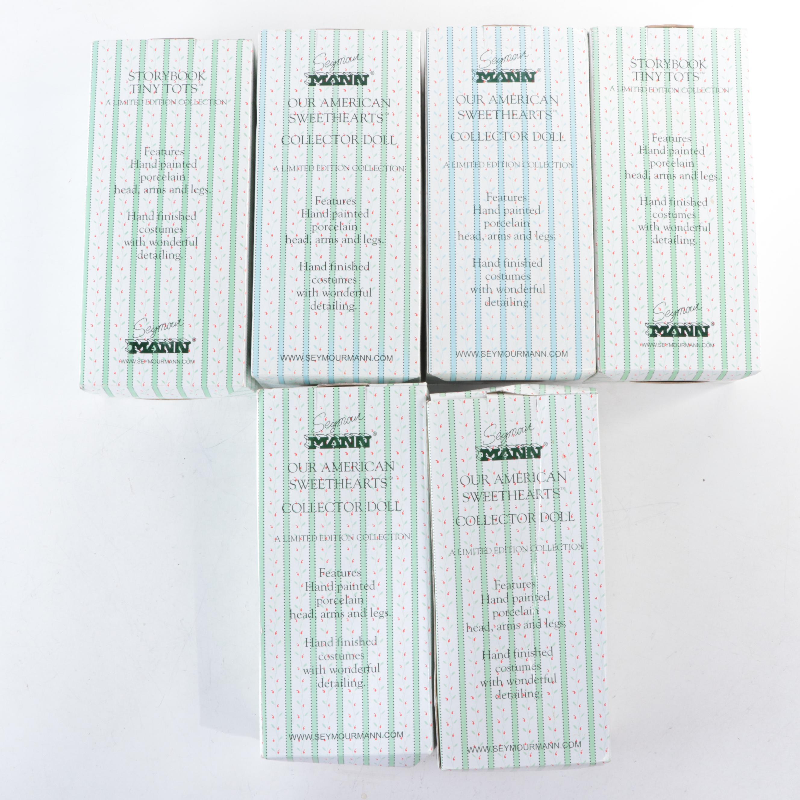 Seymour Mann "Storybook Tiny Tots" Porcelain Limited Edition Dolls