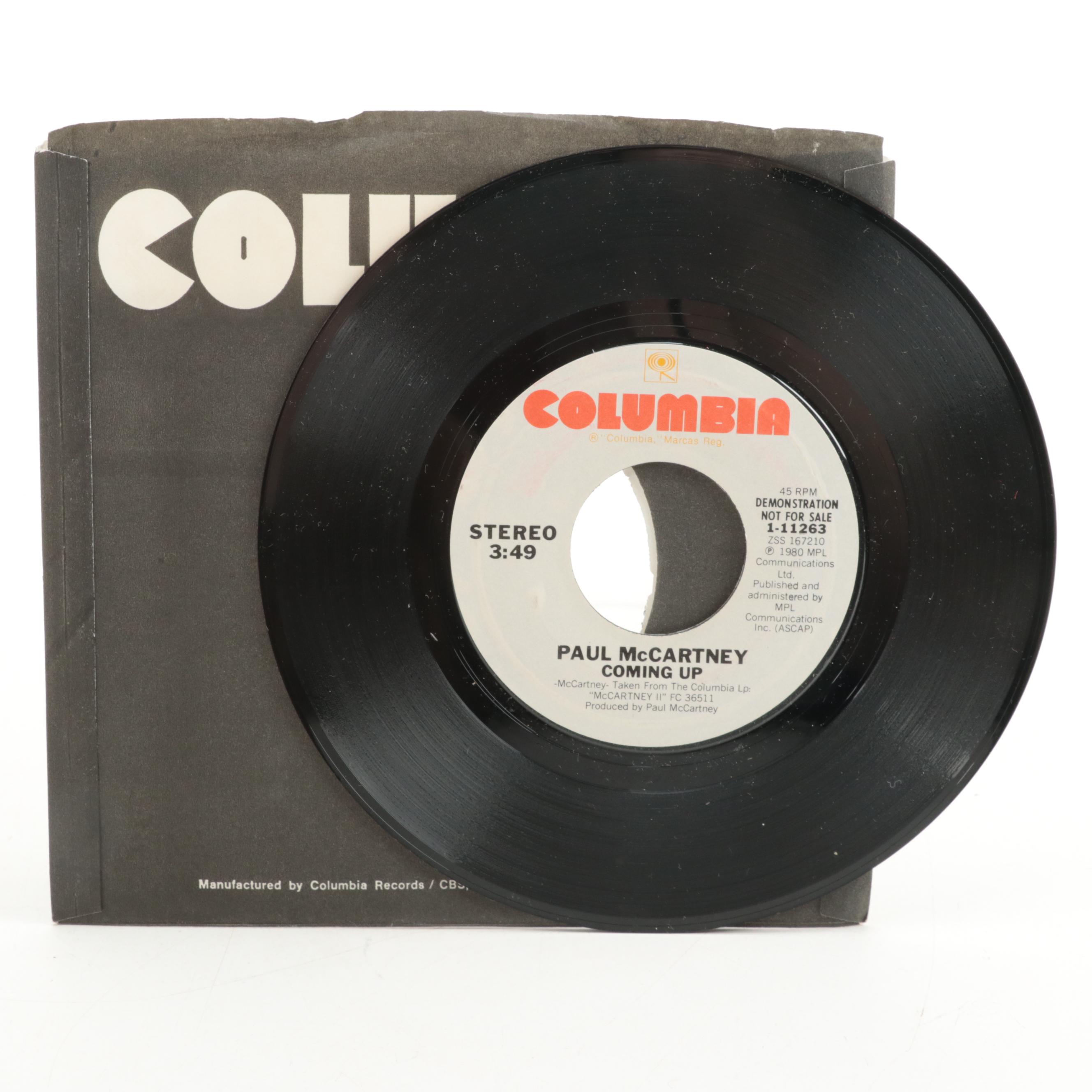 Paul McCartney, Van Halen, The Beach Boys, More Rock, Pop, Other 45 RPM Records