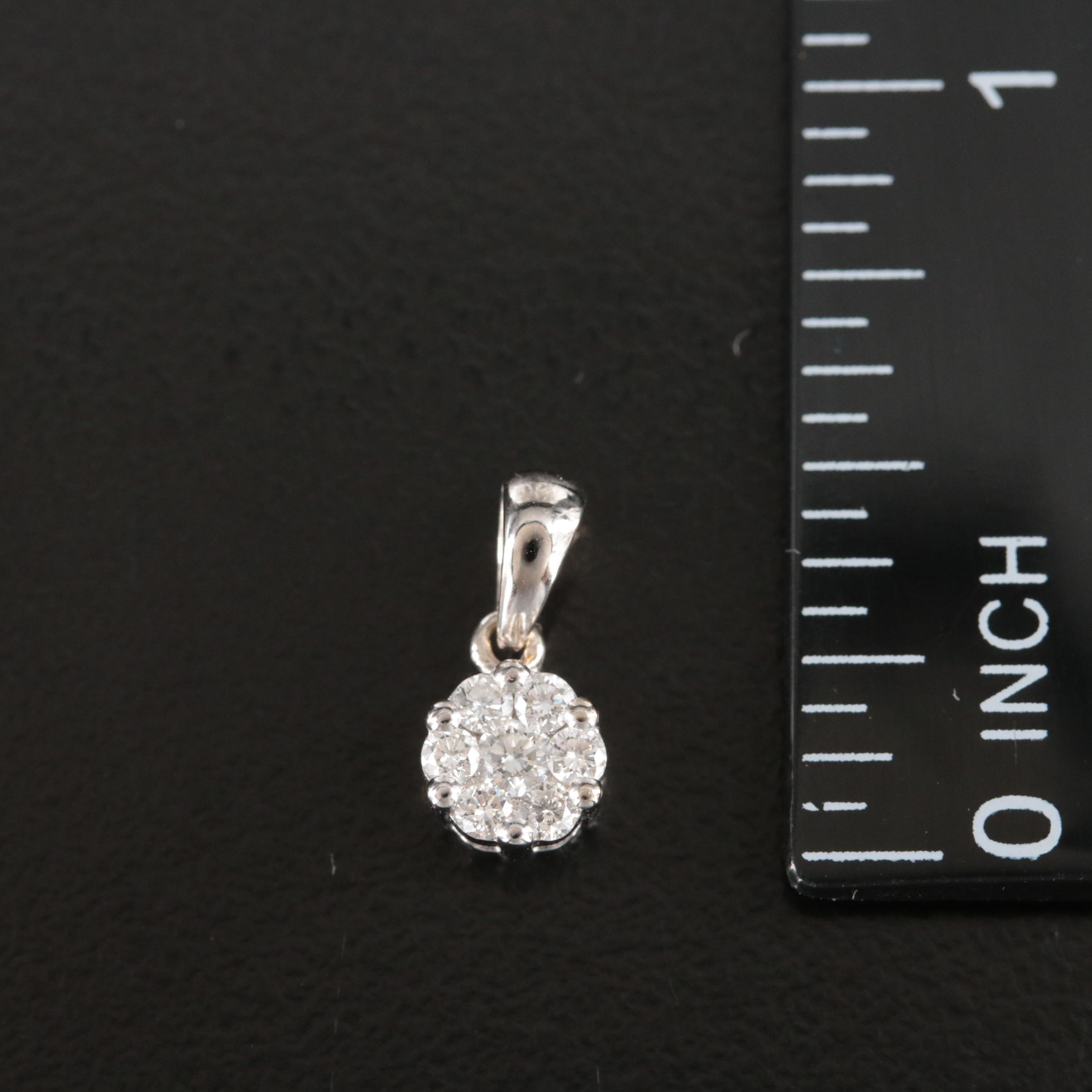 14K 0.24 CTW Diamond Pendant
