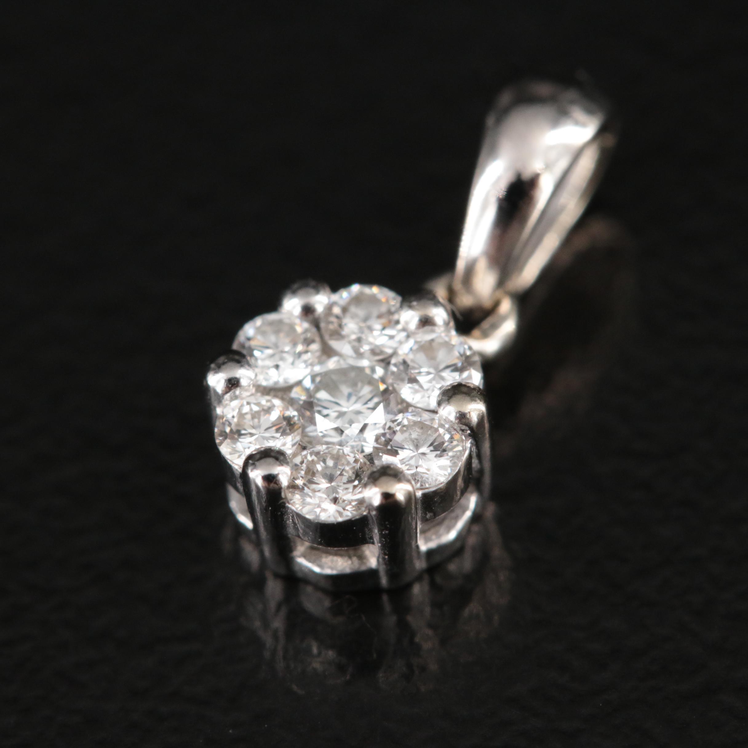 14K 0.24 CTW Diamond Pendant