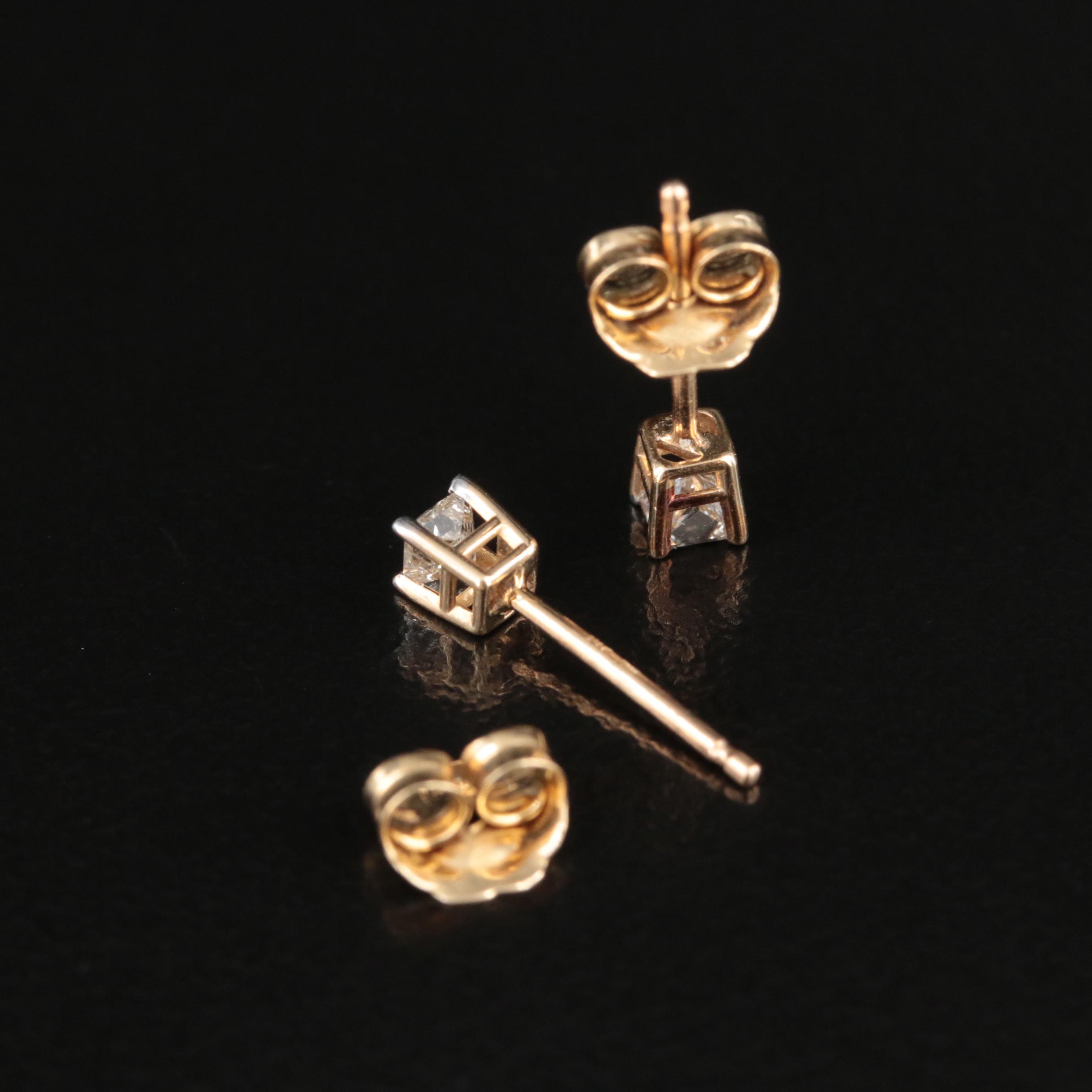 14K 0.20 CTW Diamond Stud Earrings