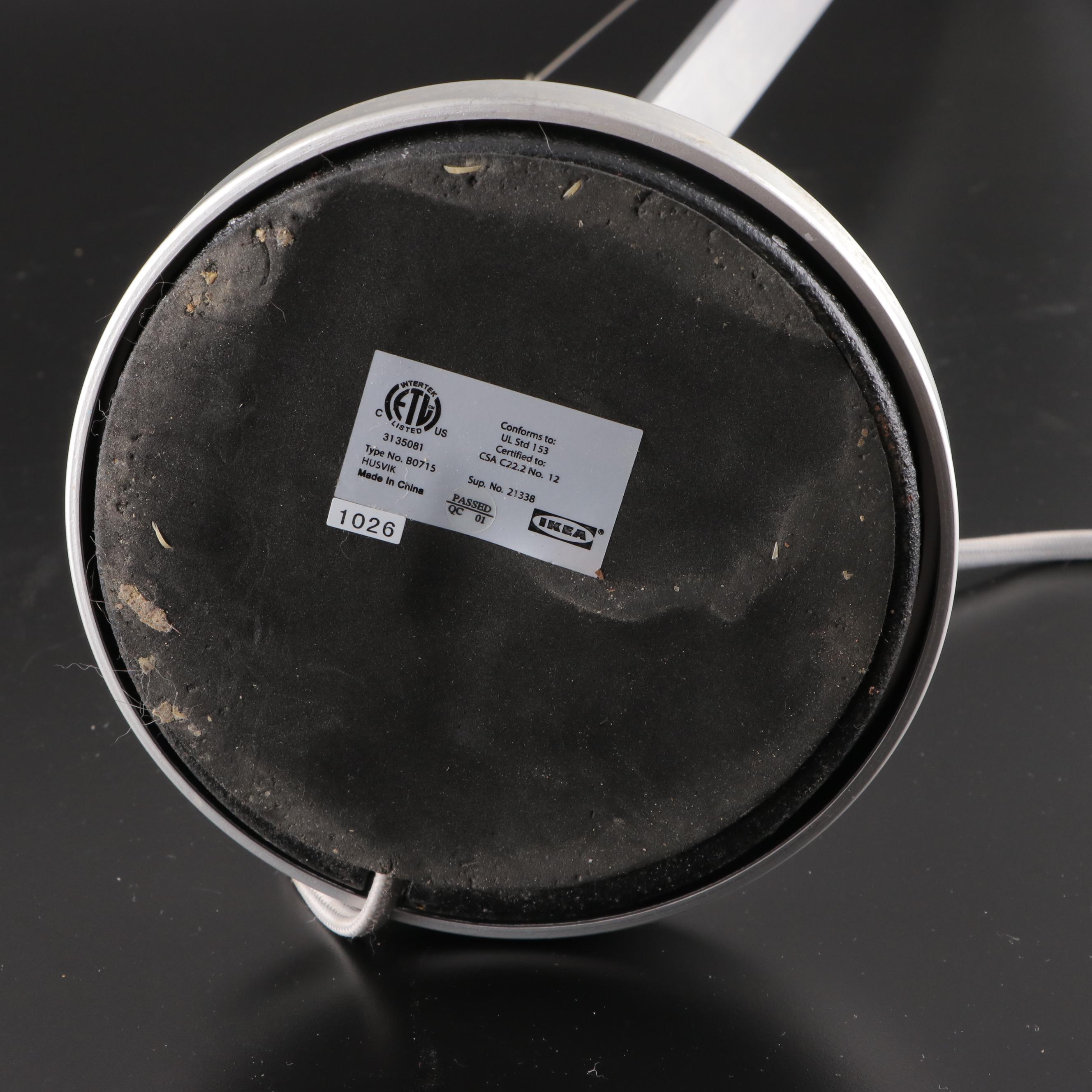 Ikea "Husvik" Cantilever Spring Aluminum Task Lamp, 21st Century