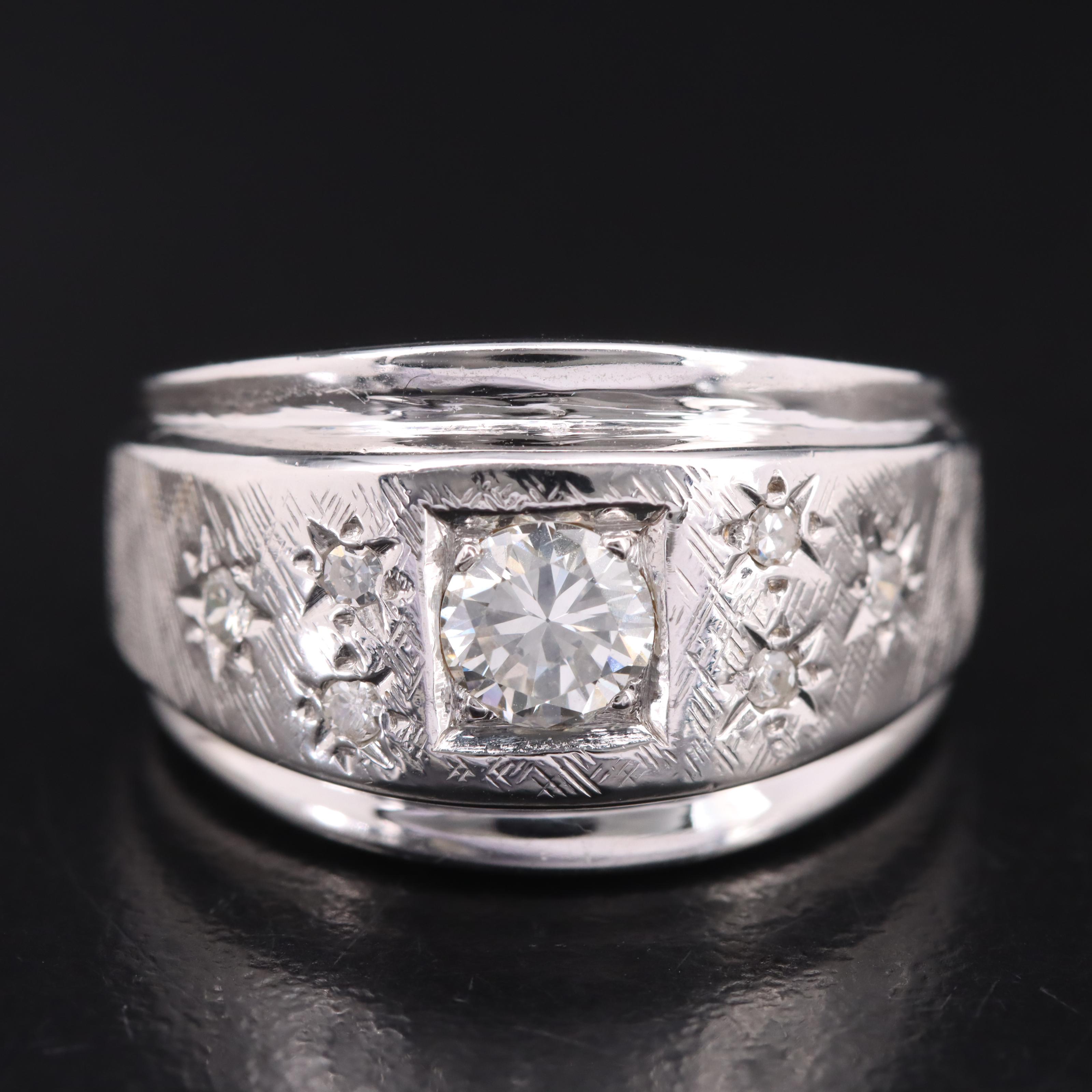 14K 0.58 CTW Diamond Ring