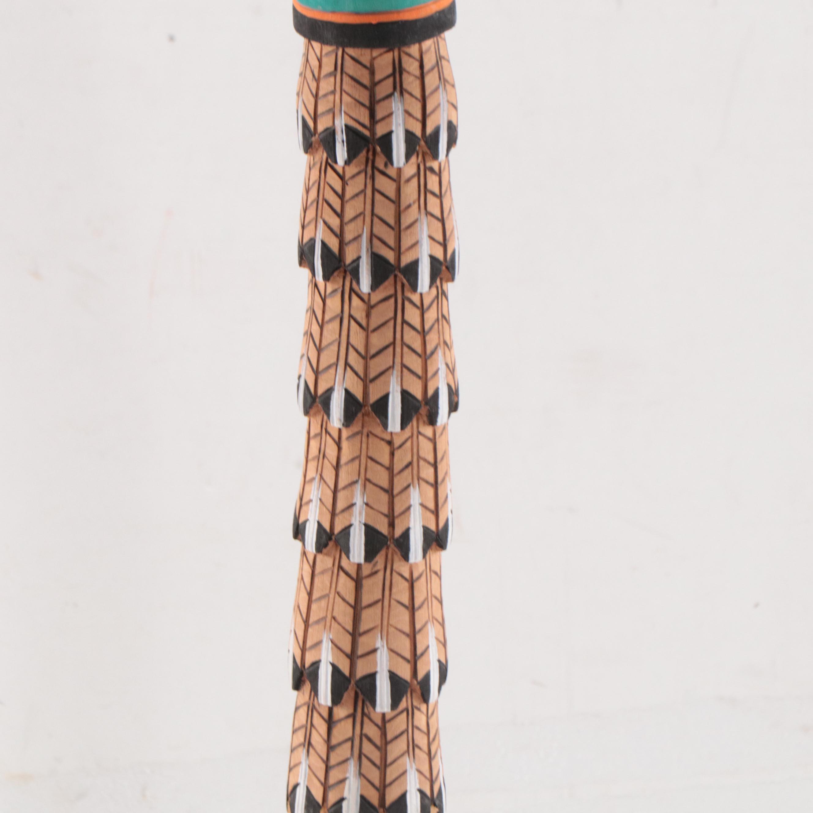 Hopi Kachina Figure "Feather Dancer," 1998