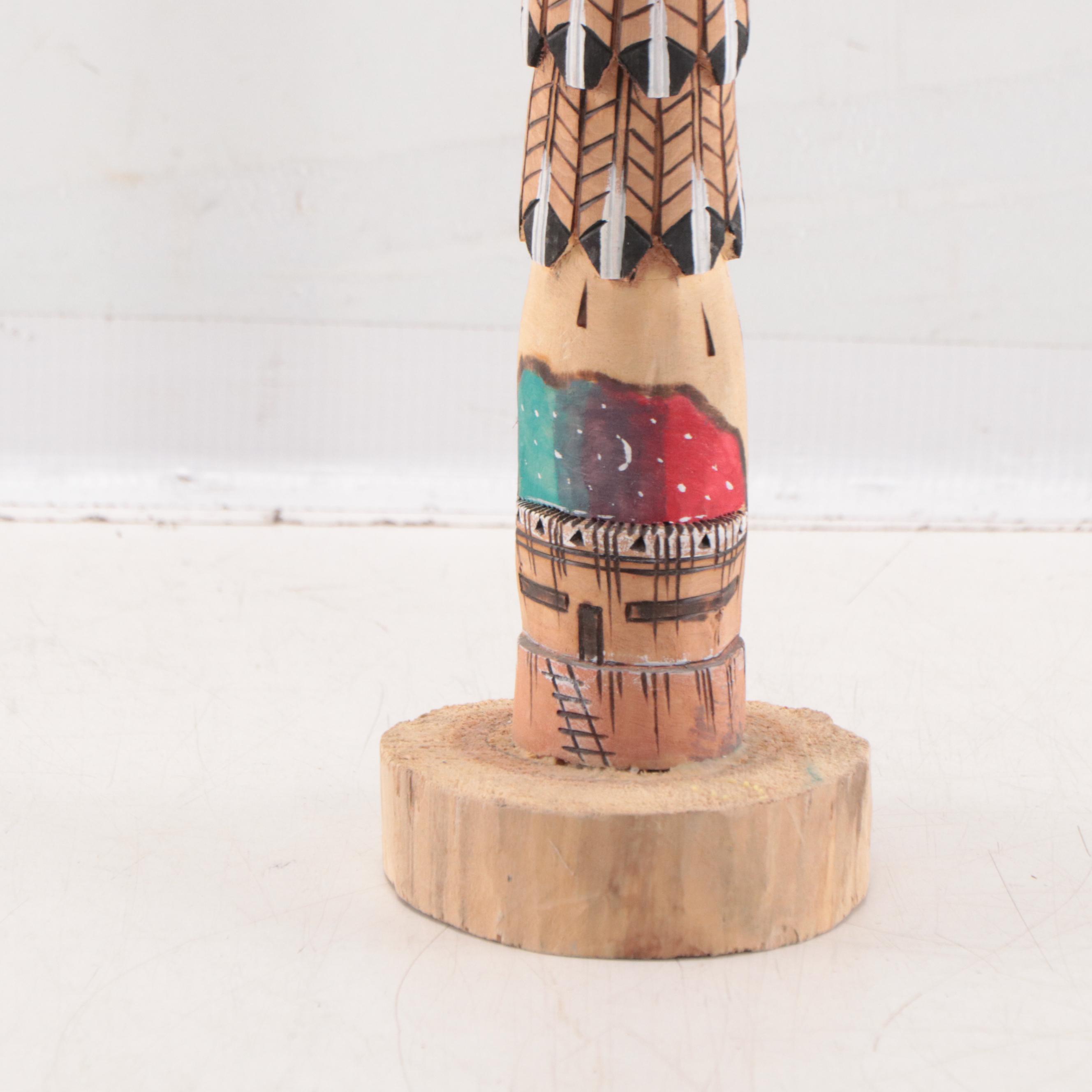 Hopi Kachina Figure "Feather Dancer," 1998