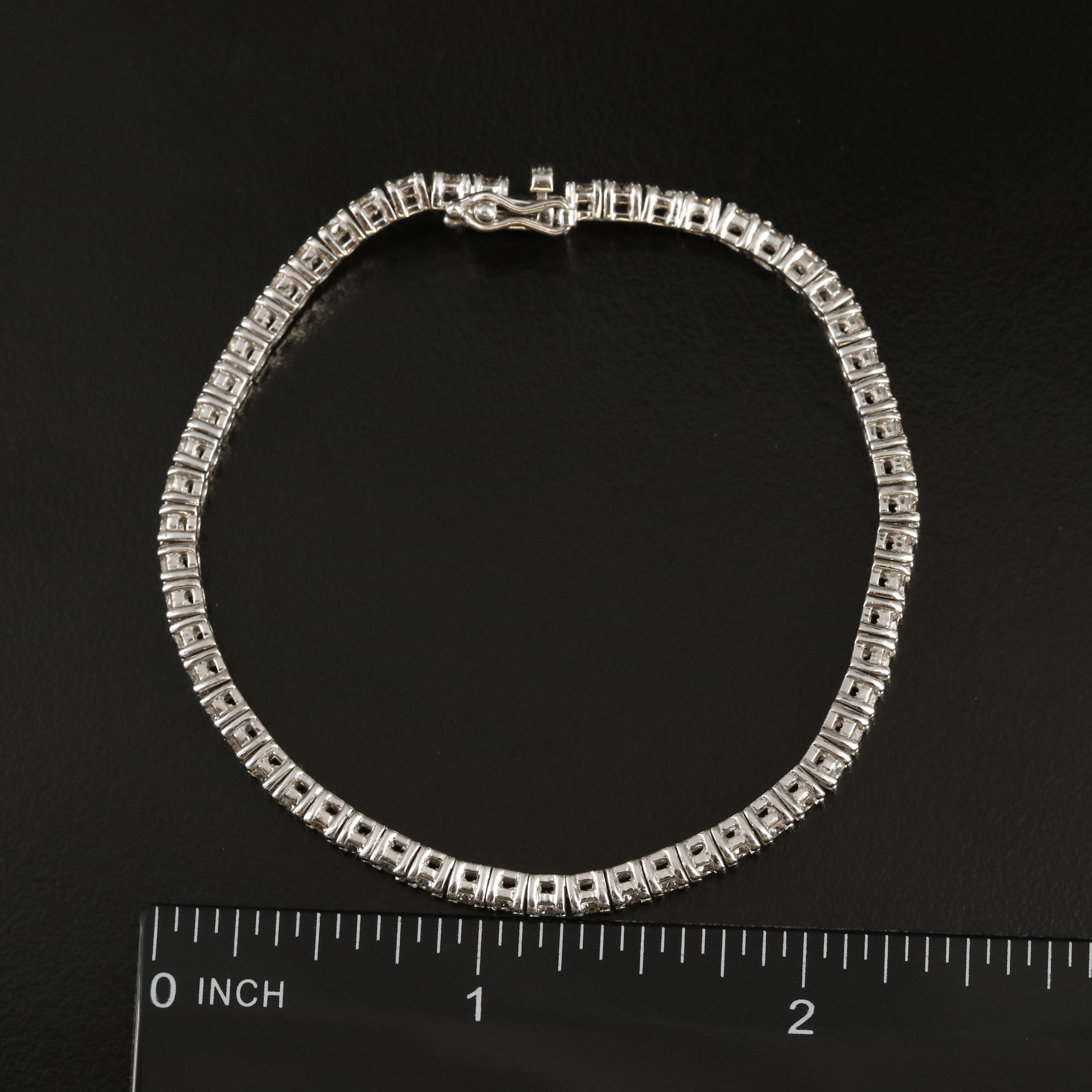 14K 4.00 CTW Diamond Line Bracelet