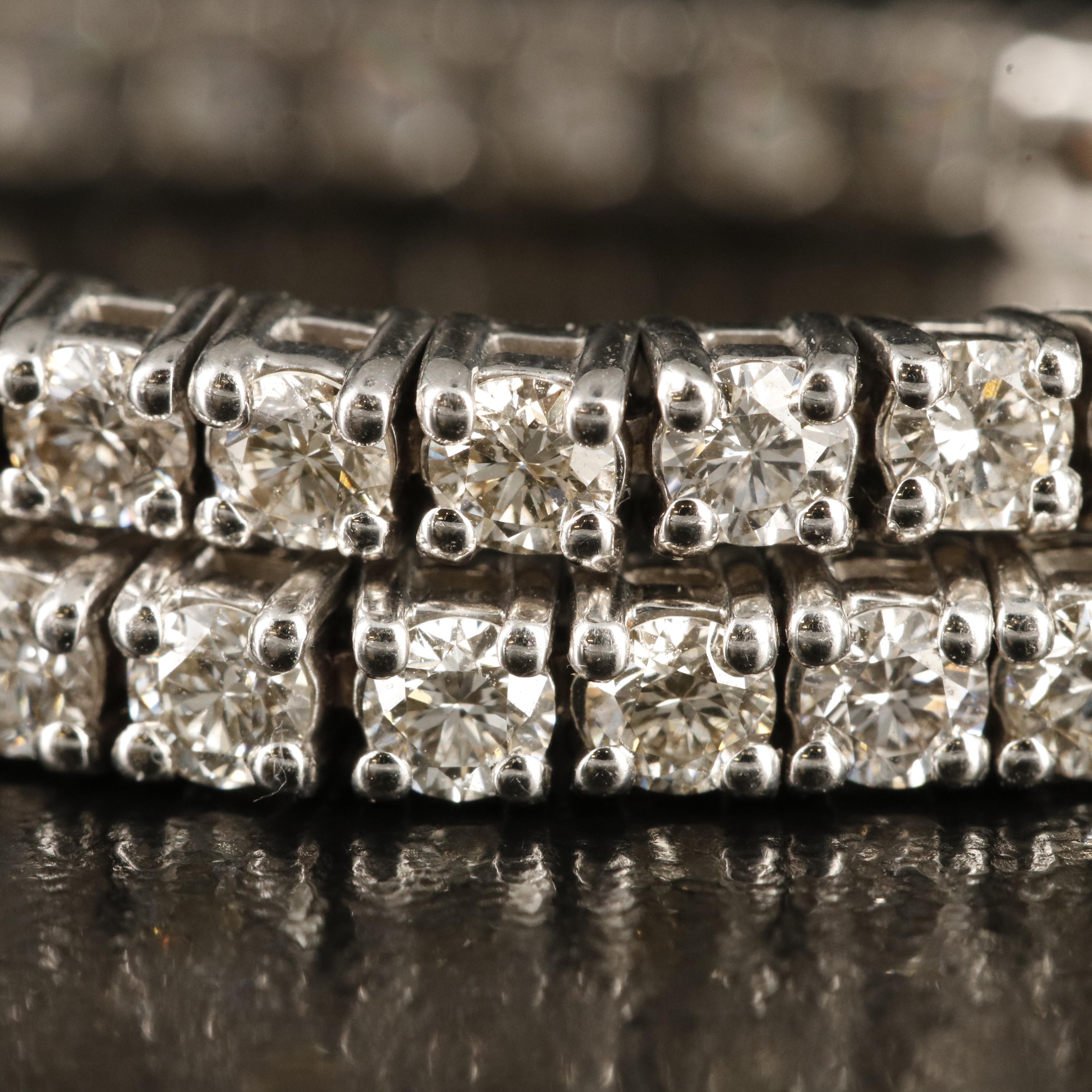 14K 4.00 CTW Diamond Line Bracelet