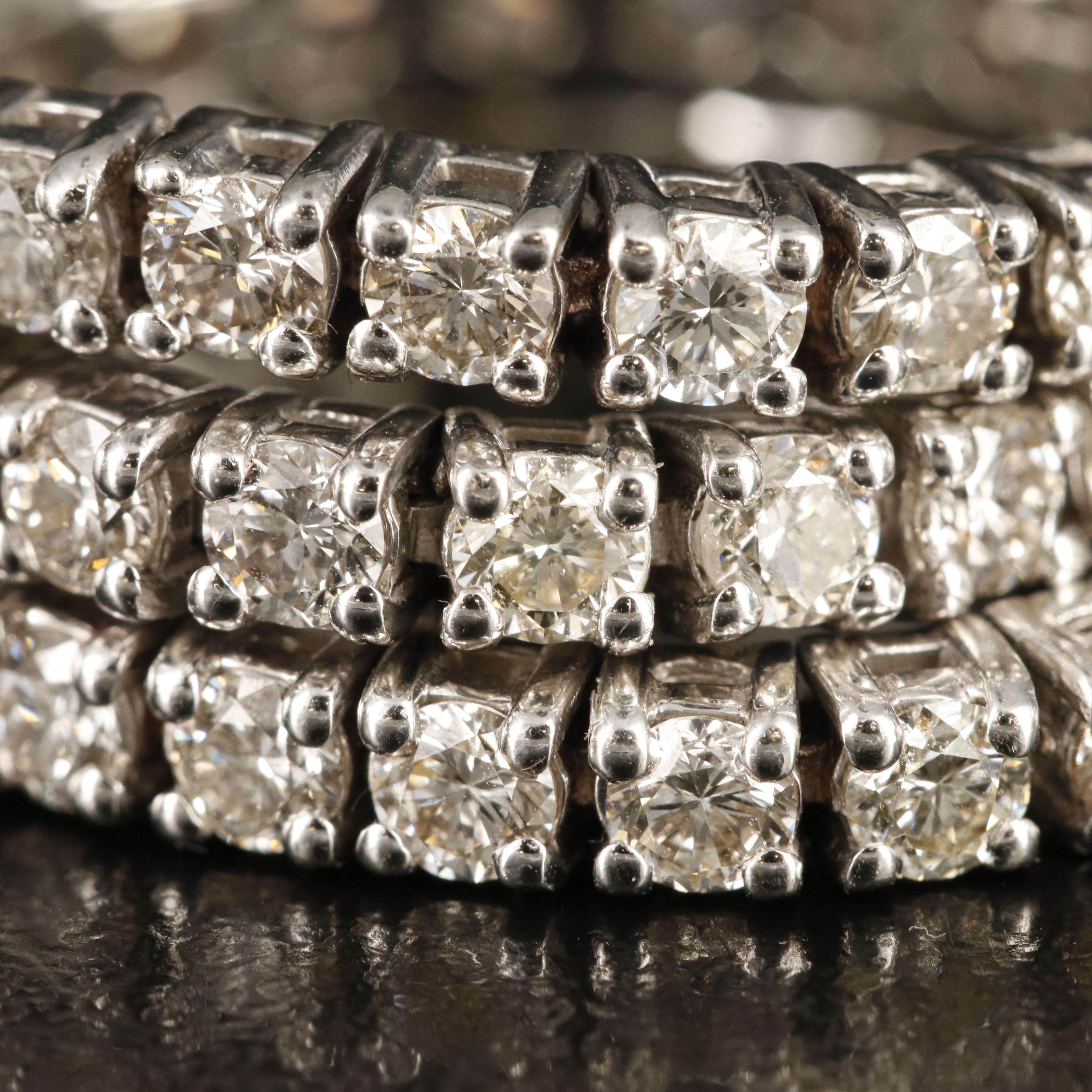 14K 4.00 CTW Diamond Line Bracelet