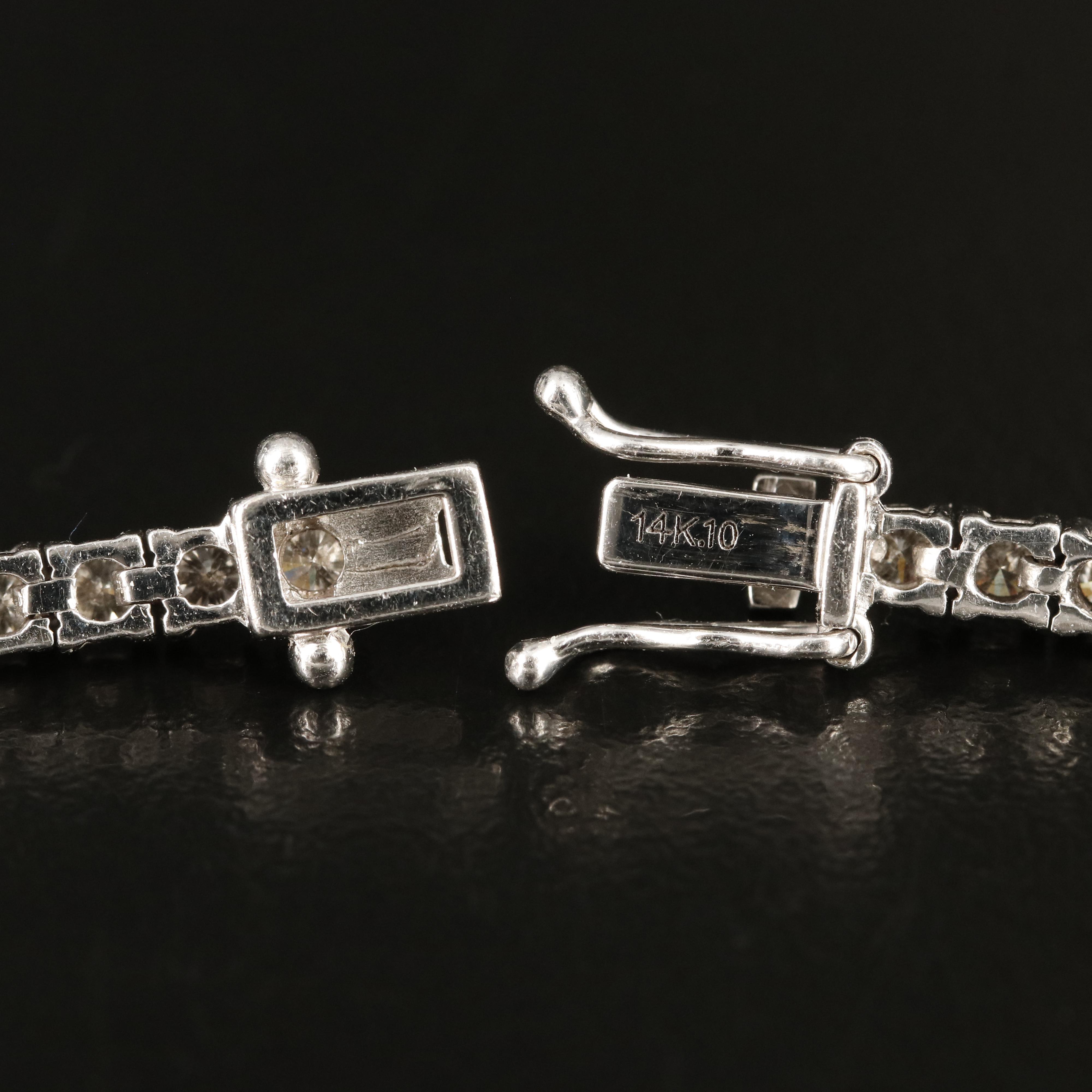 14K 4.00 CTW Diamond Line Bracelet