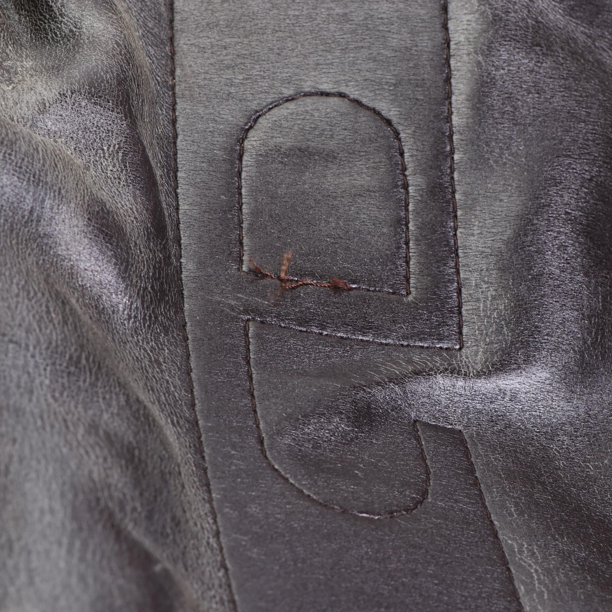 Christian Dior 24" Soft Suitcase in Dior Oblique Canvas and Leather