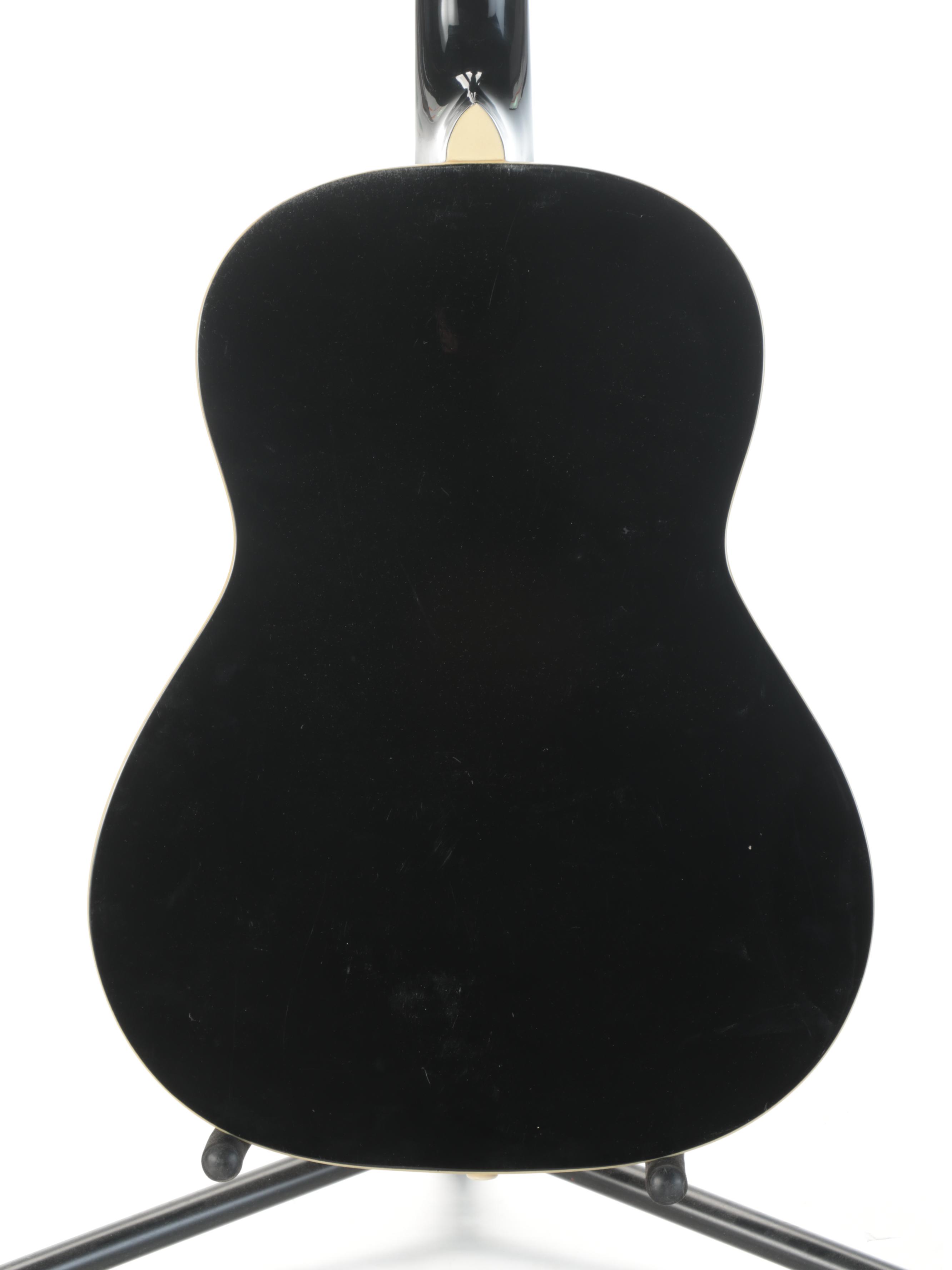 Samick Greg Bennett Parlor Size Acoustic Guitar With Abalone Inlay