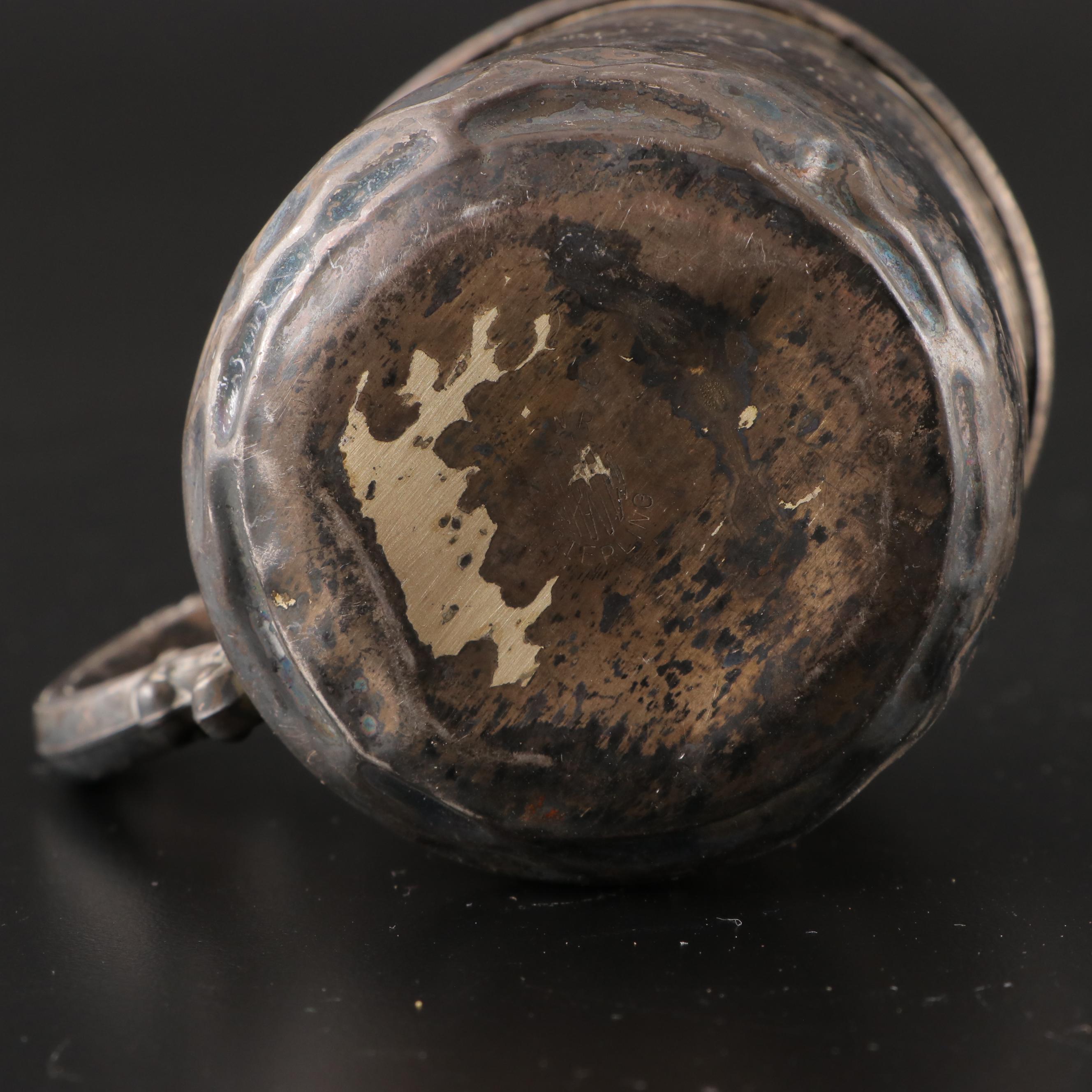 Wolfenden Silver Co. Sterling Silver Child's Mug with Compact and Boxes