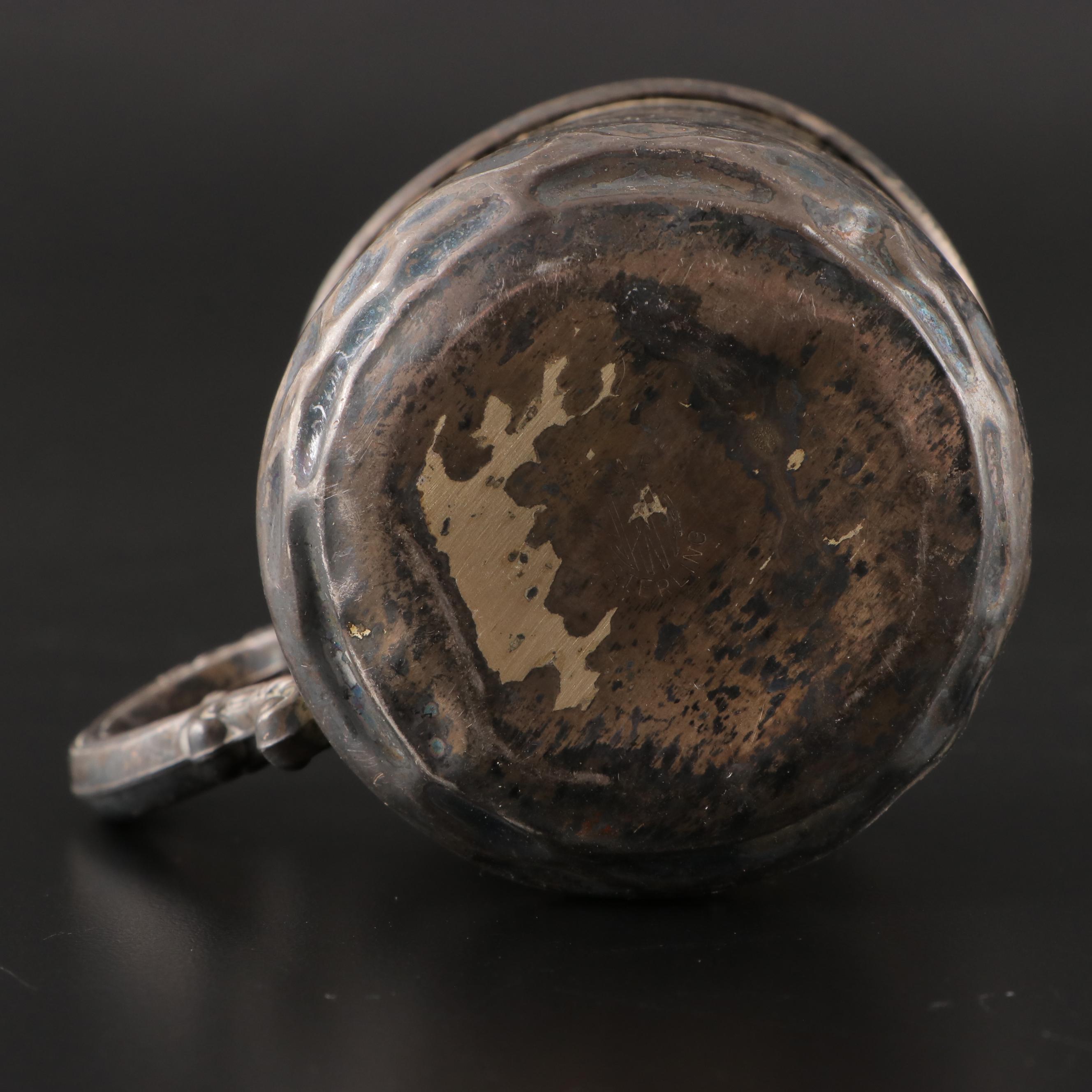 Wolfenden Silver Co. Sterling Silver Child's Mug with Compact and Boxes