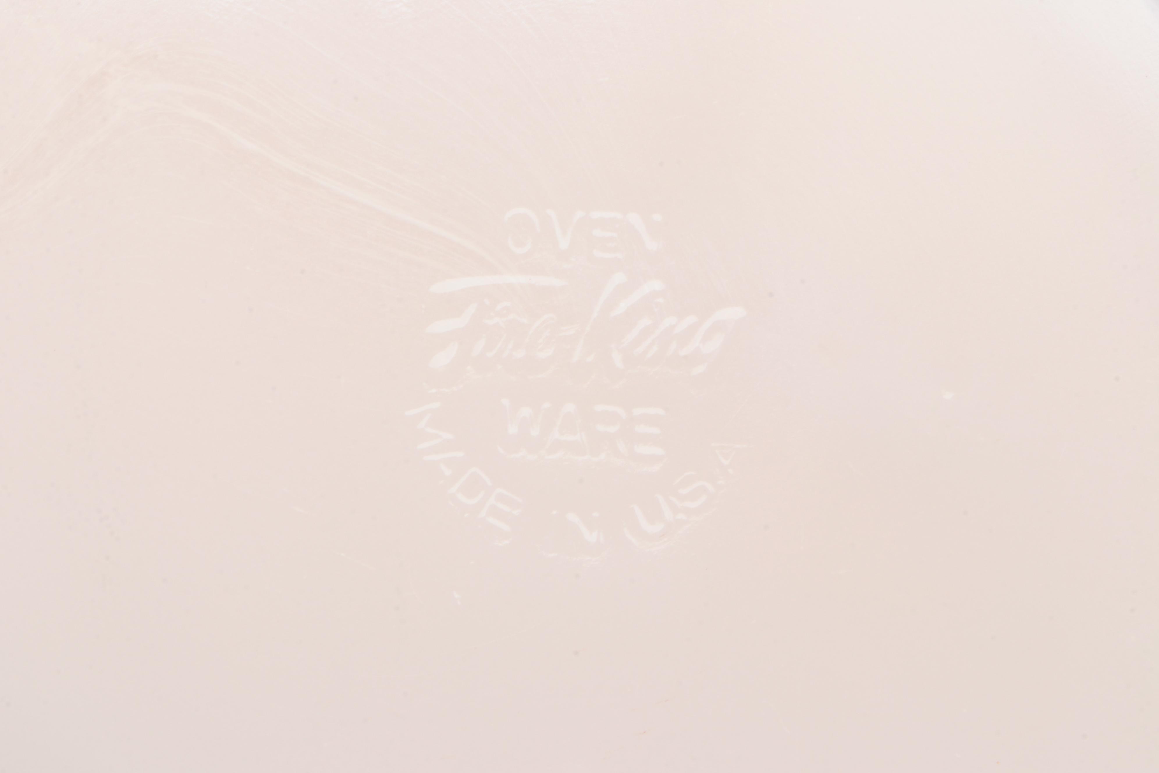 Fire King Peach Luster "Laurel with Other Tableware and Baking Dishes