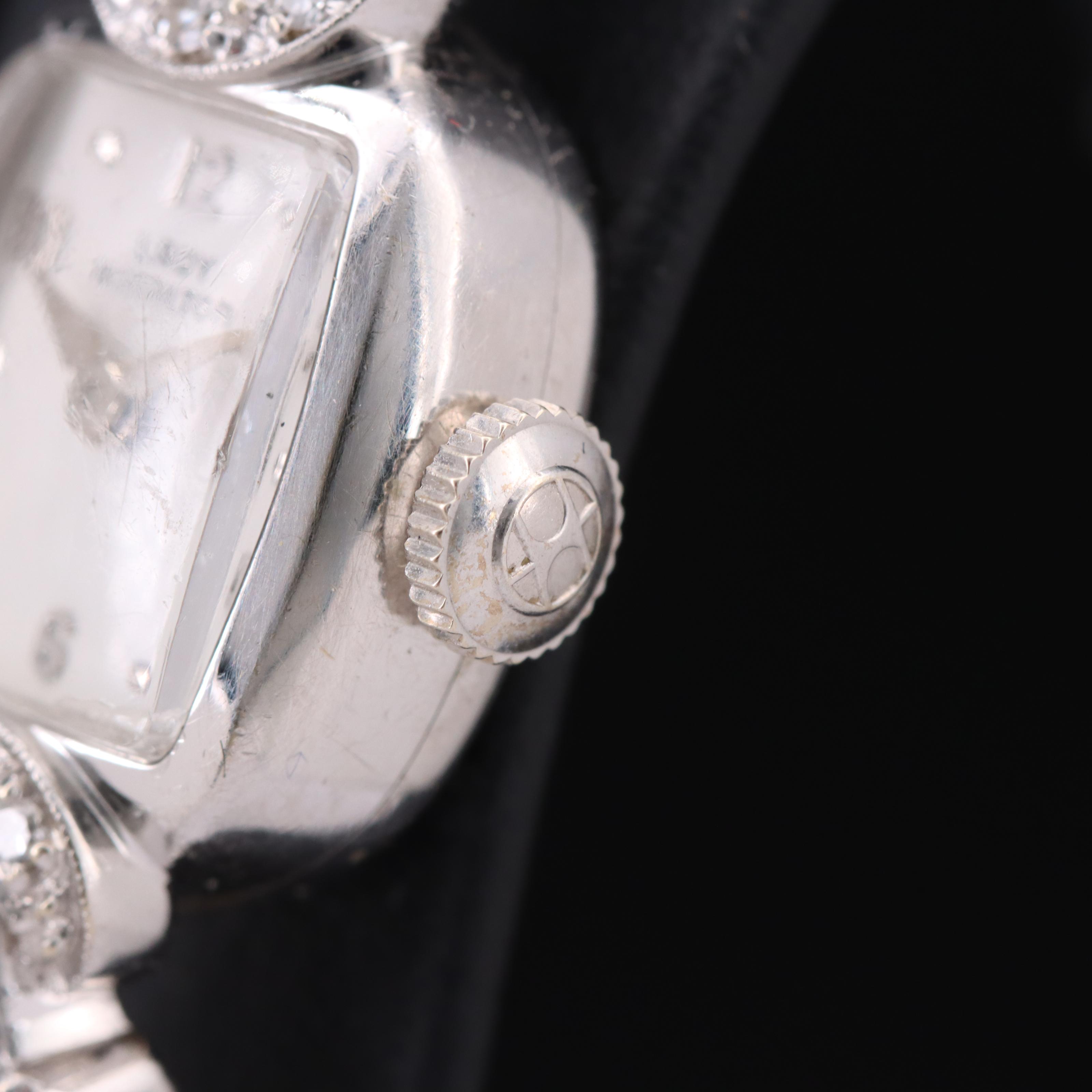 14K Hamilton Diamond Watch