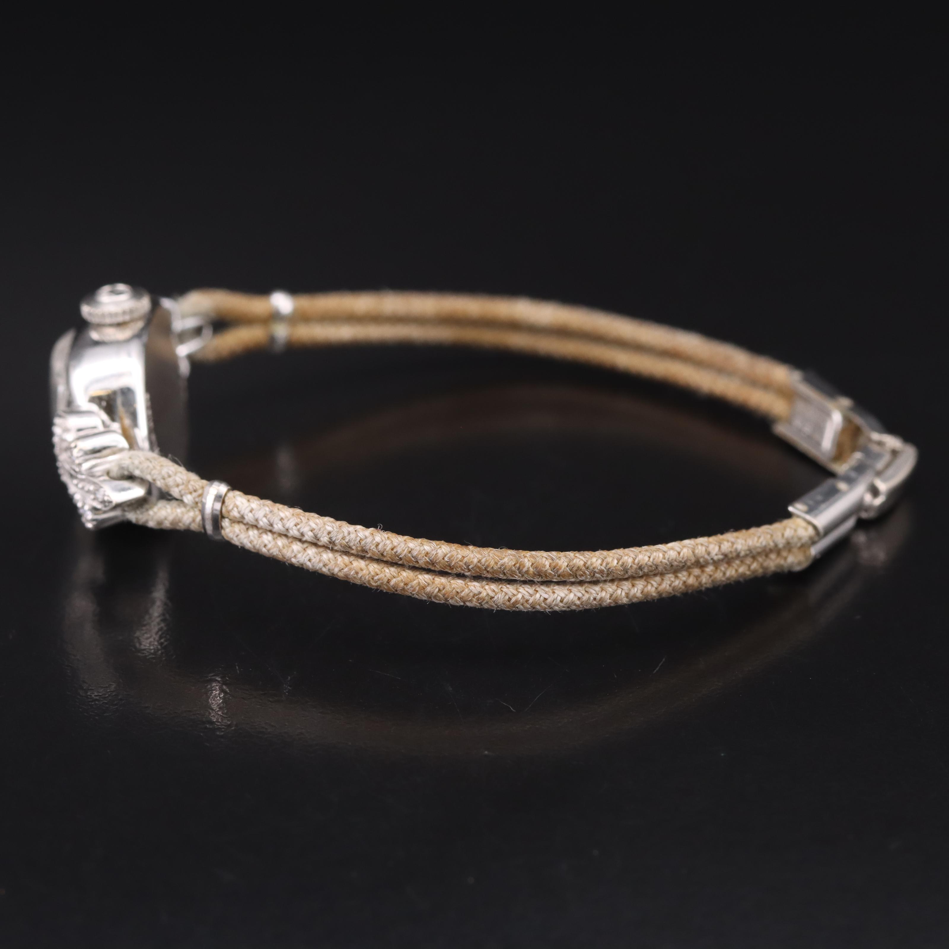 14K Hamilton Diamond Watch