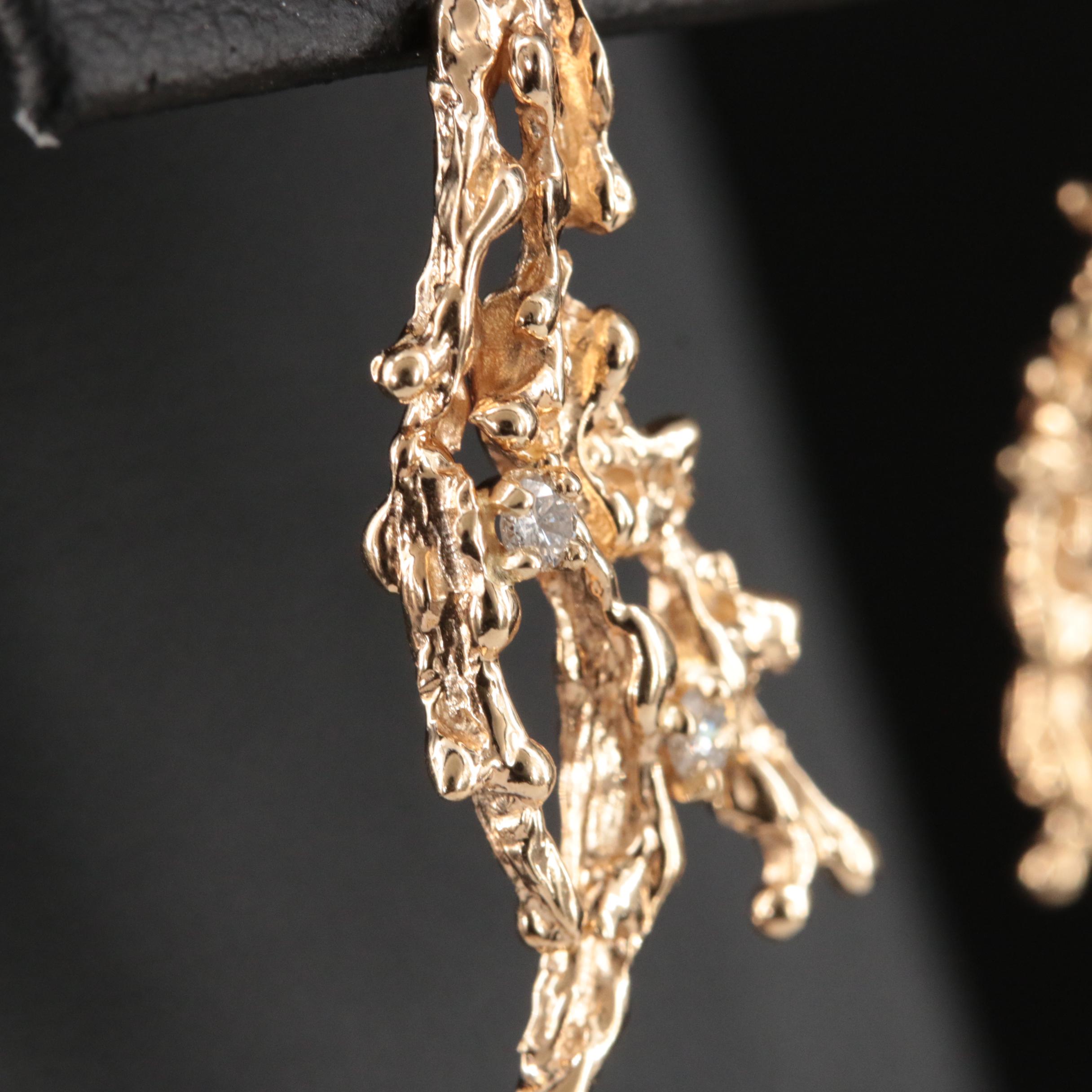 14K 0.10 CTW Diamond Earrings