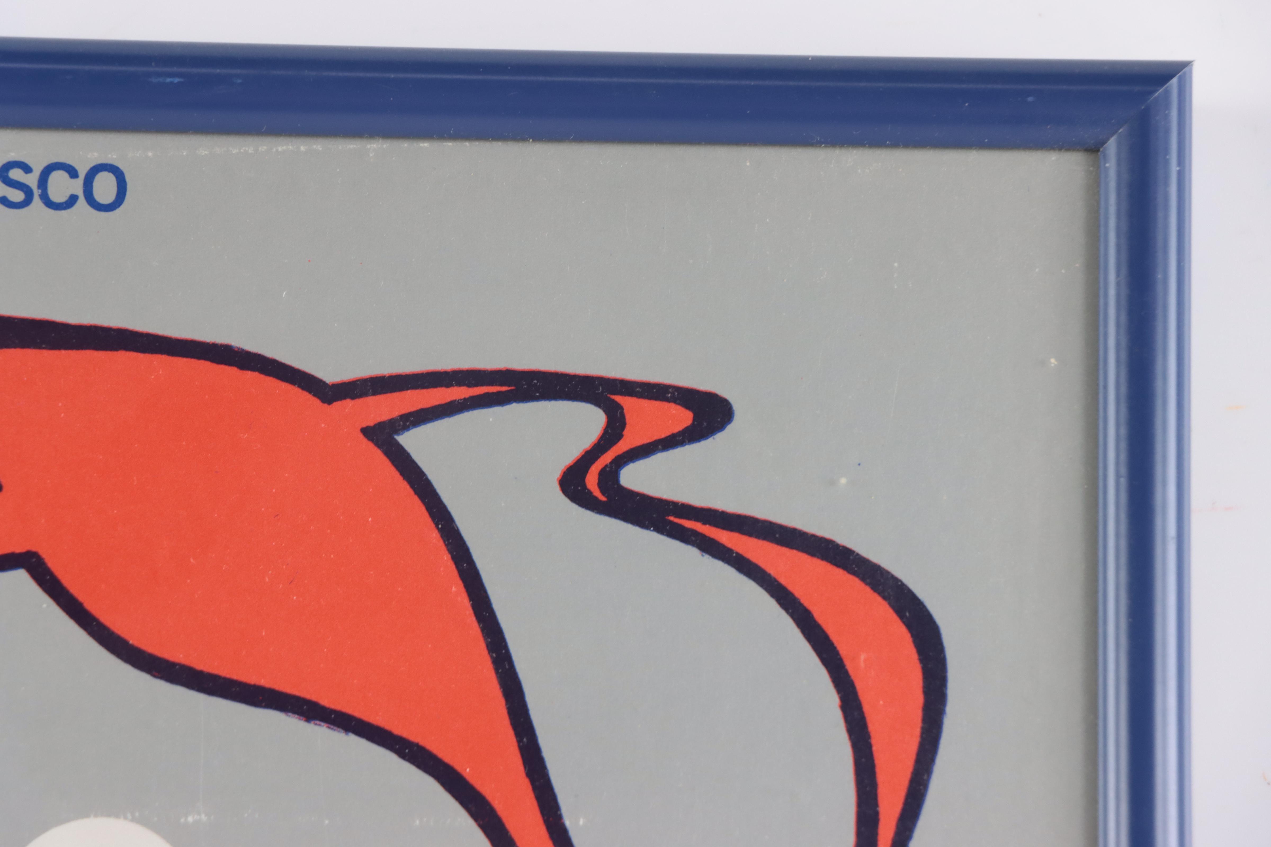 Boz Scaggs and Tower of Power Lithograph Concert Poster, 1971