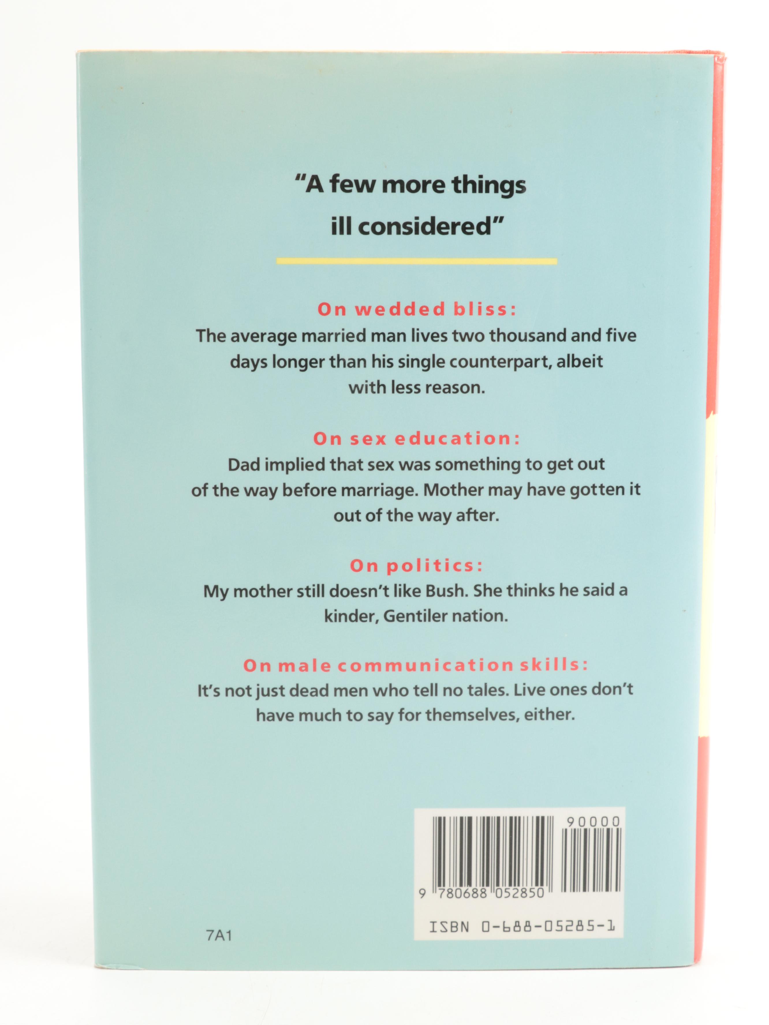 Signed First Edition "Whad'Ya Know?" by Michael Feldman and More Books