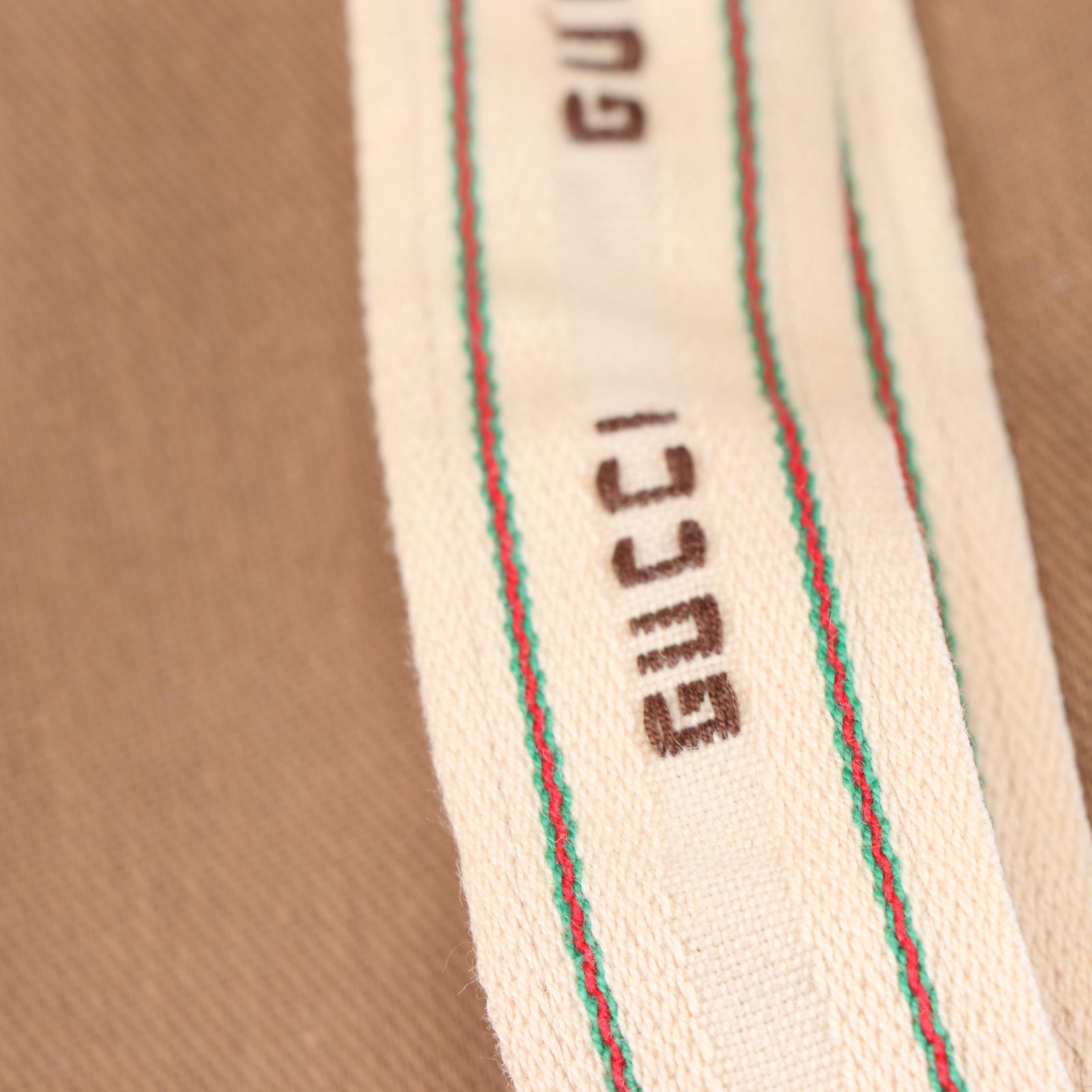 Gucci 75cm Soft Suitcase in Micro GG Supreme Canvas and Leather