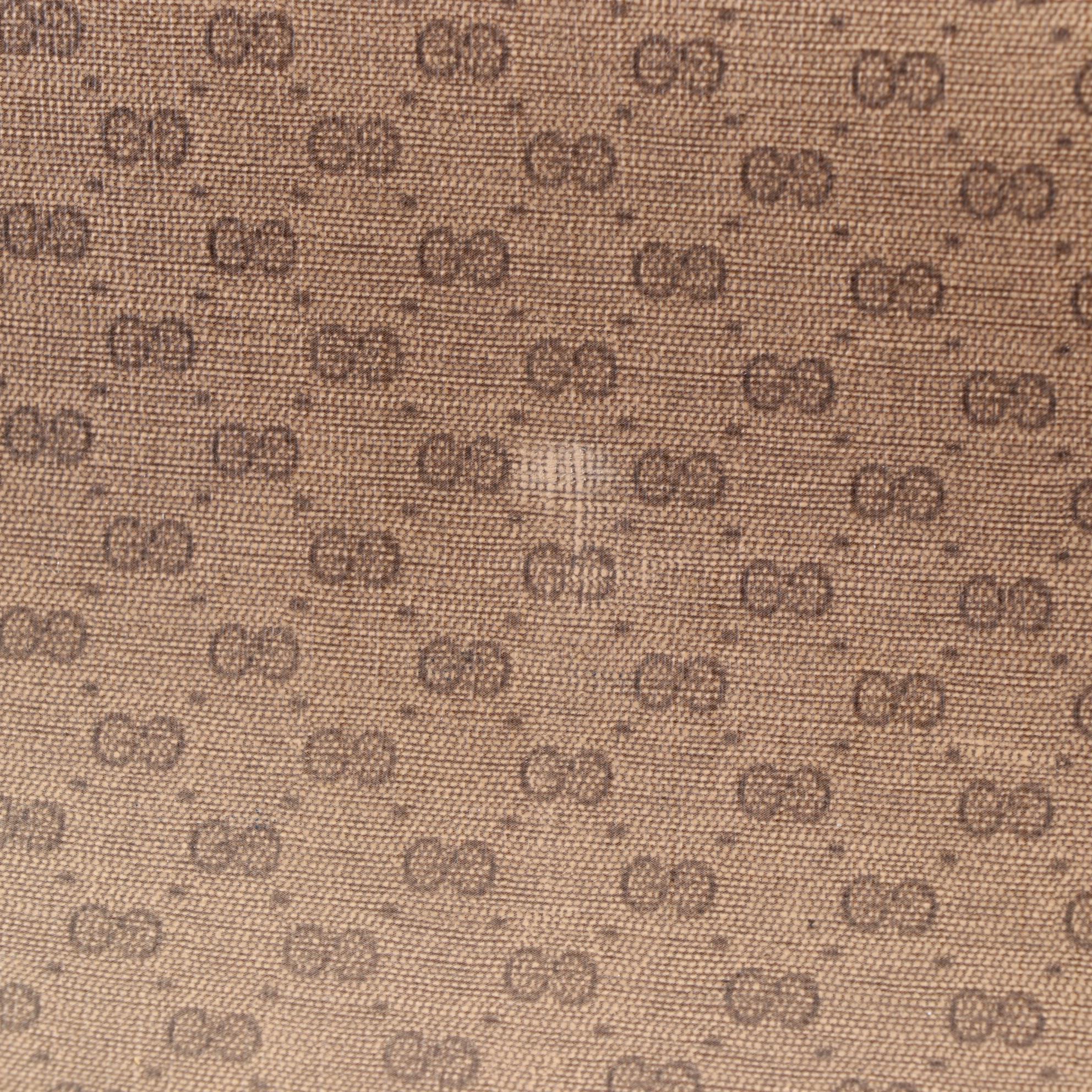 Gucci 75cm Soft Suitcase in Micro GG Supreme Canvas and Leather