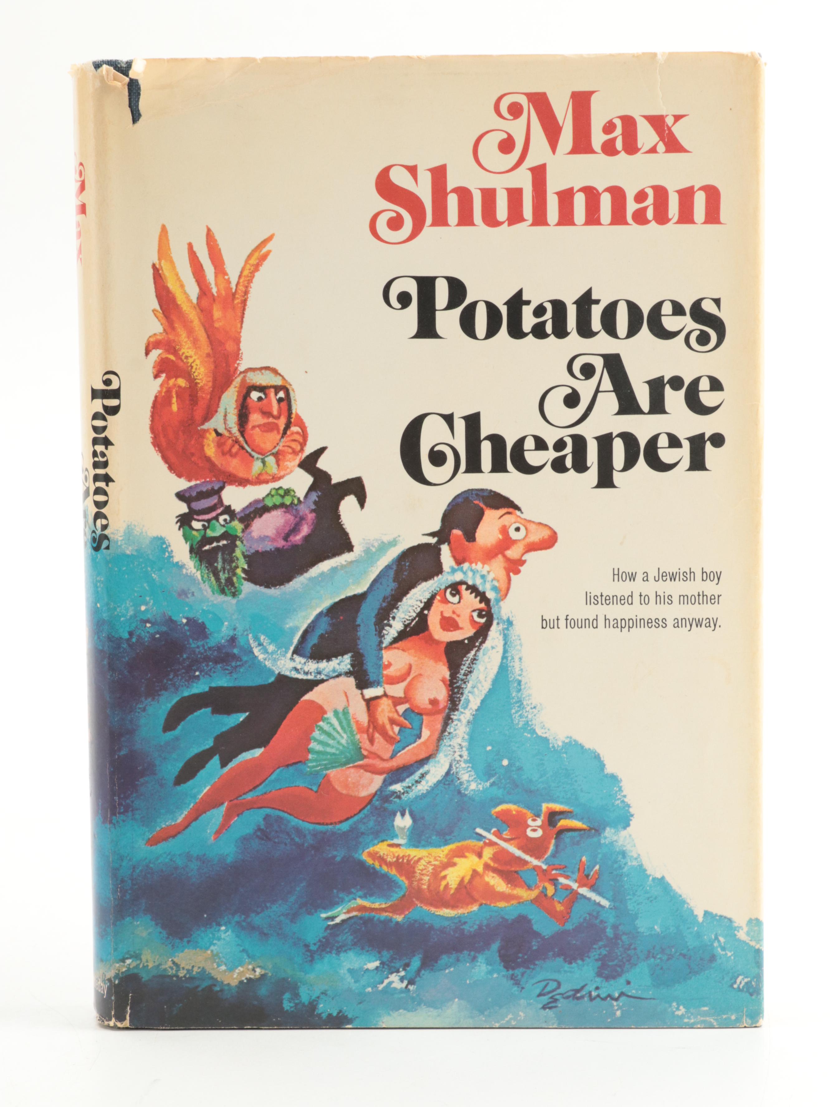 First Edition "Potatoes Are Cheaper" by Max Shulman with Other Fiction