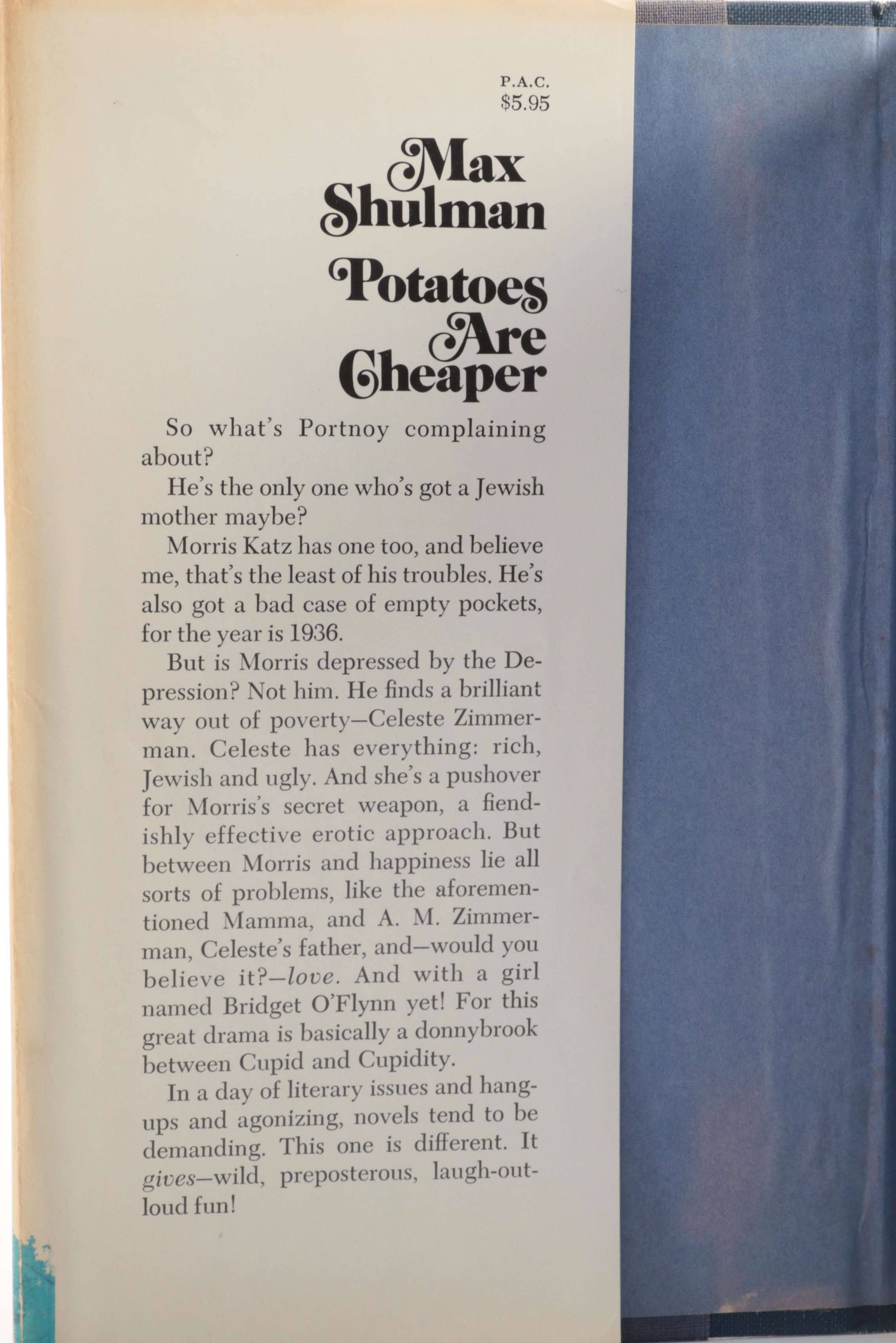 First Edition "Potatoes Are Cheaper" by Max Shulman with Other Fiction