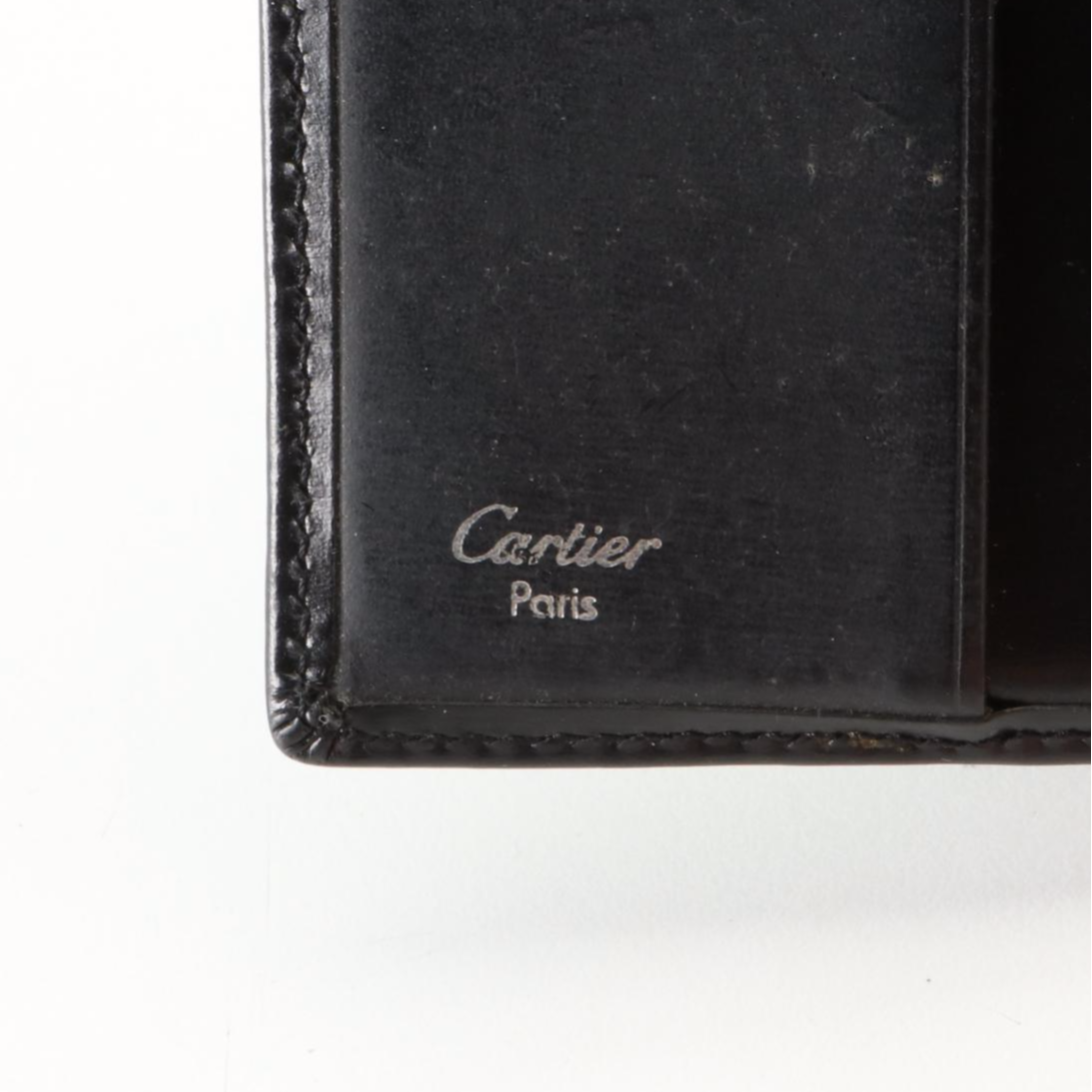 Cartier Bifold Wallet in Black Smooth Calfskin