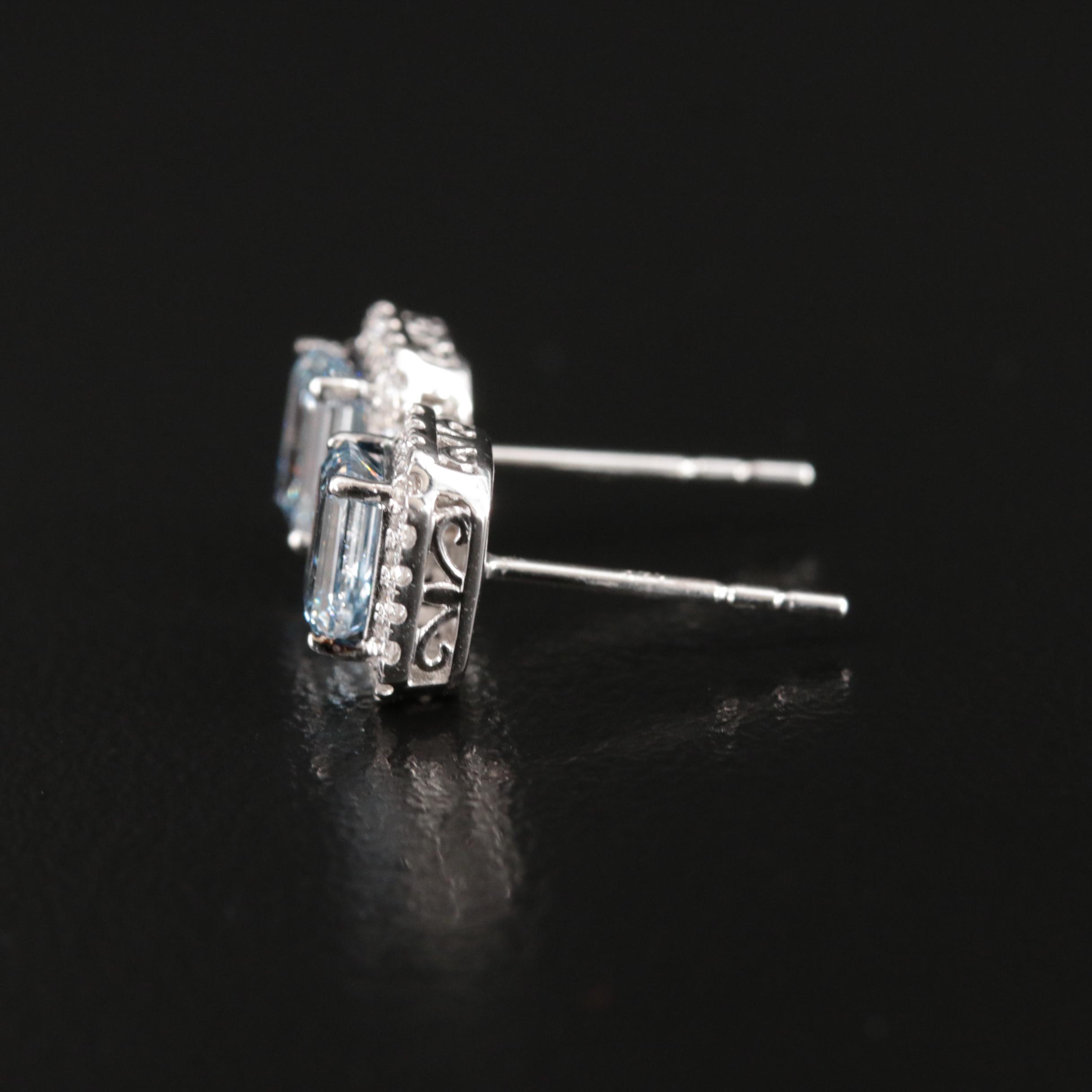 14K 1.04 CTW Lab Grown Diamond Stud Earrings