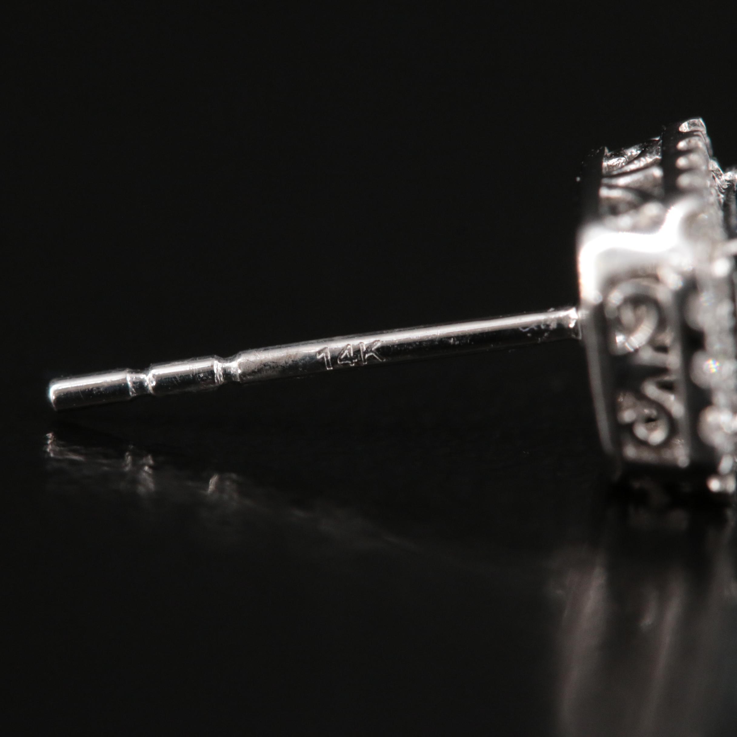 14K 1.04 CTW Lab Grown Diamond Stud Earrings