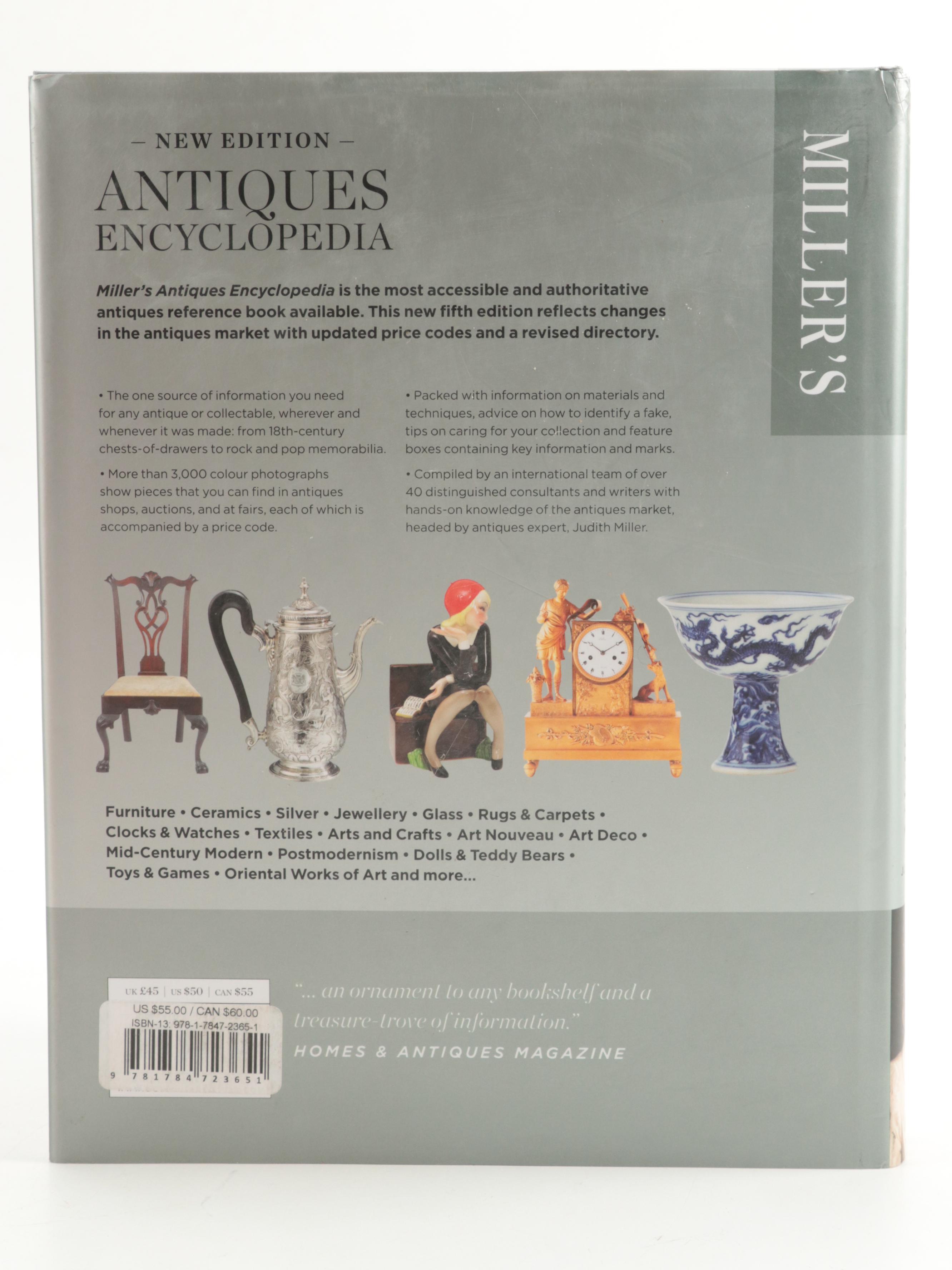 New Edition "Miller's Antiques Encyclopedia" Edited by Judith Miller, 2017