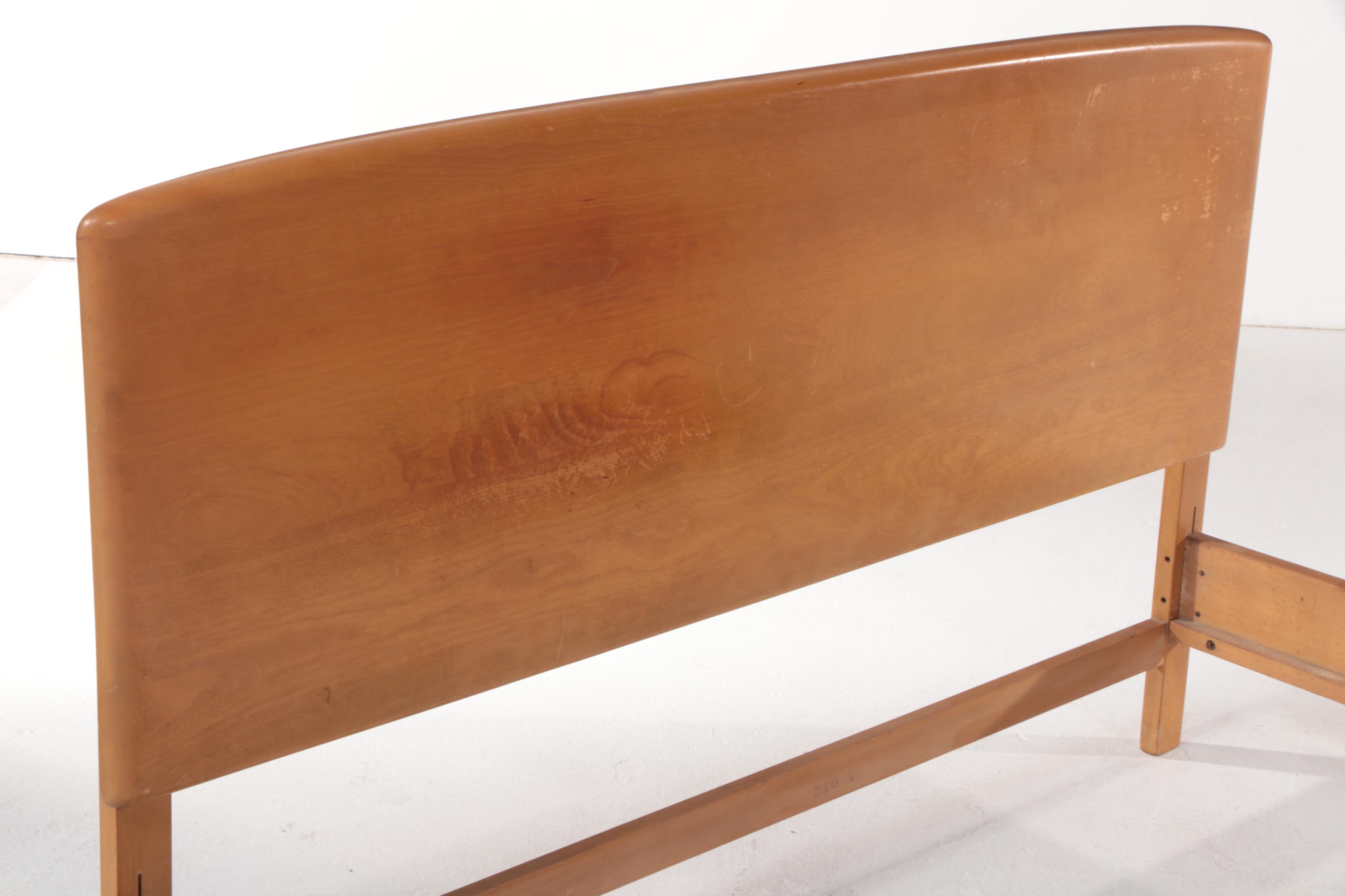 Heywood-Wakefield Mid Century Modern Full Size Bed Frame