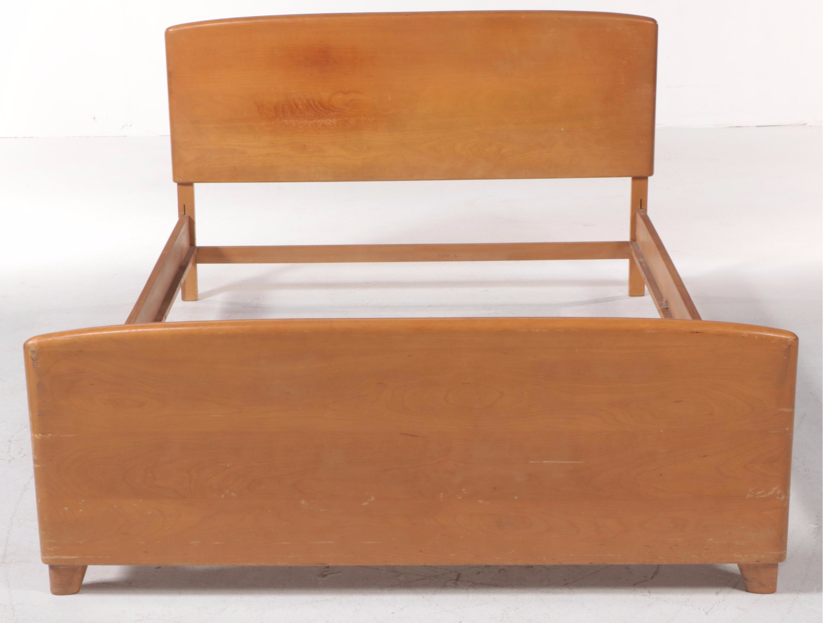 Heywood-Wakefield Mid Century Modern Full Size Bed Frame