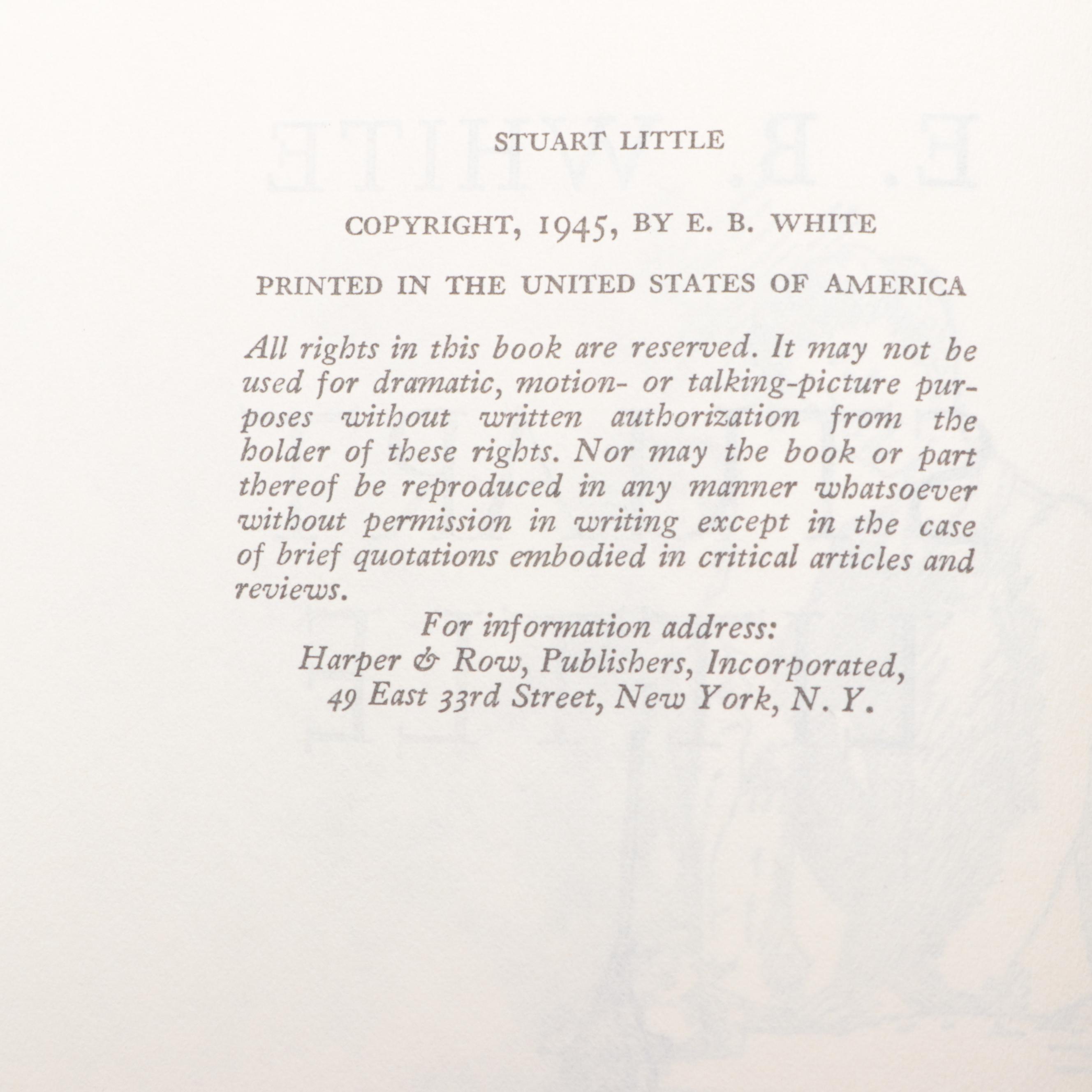 Illustrated "Stuart Little" by E. B. White and More Children's Books