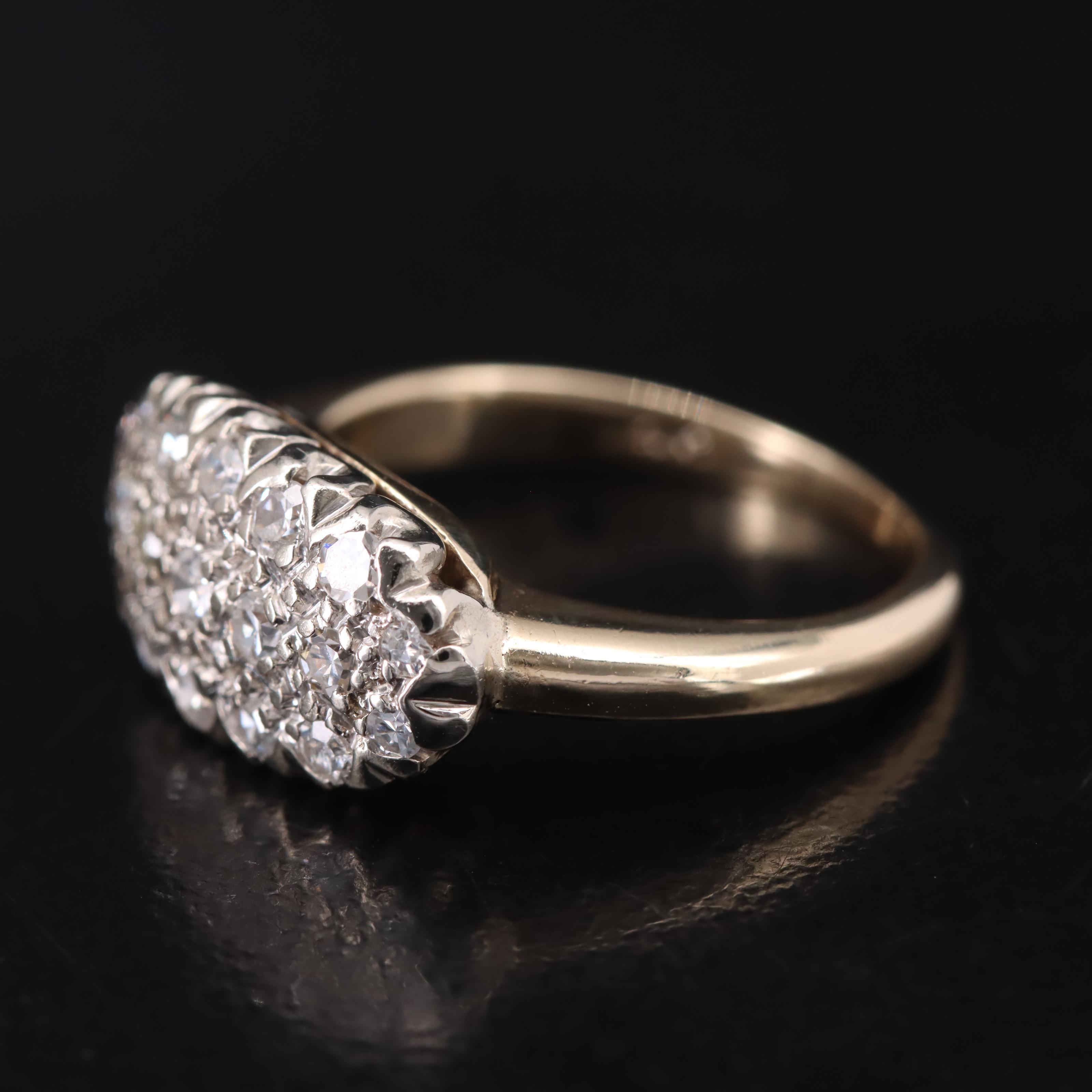 Vintage 14K 0.50 CTW Diamond Ring