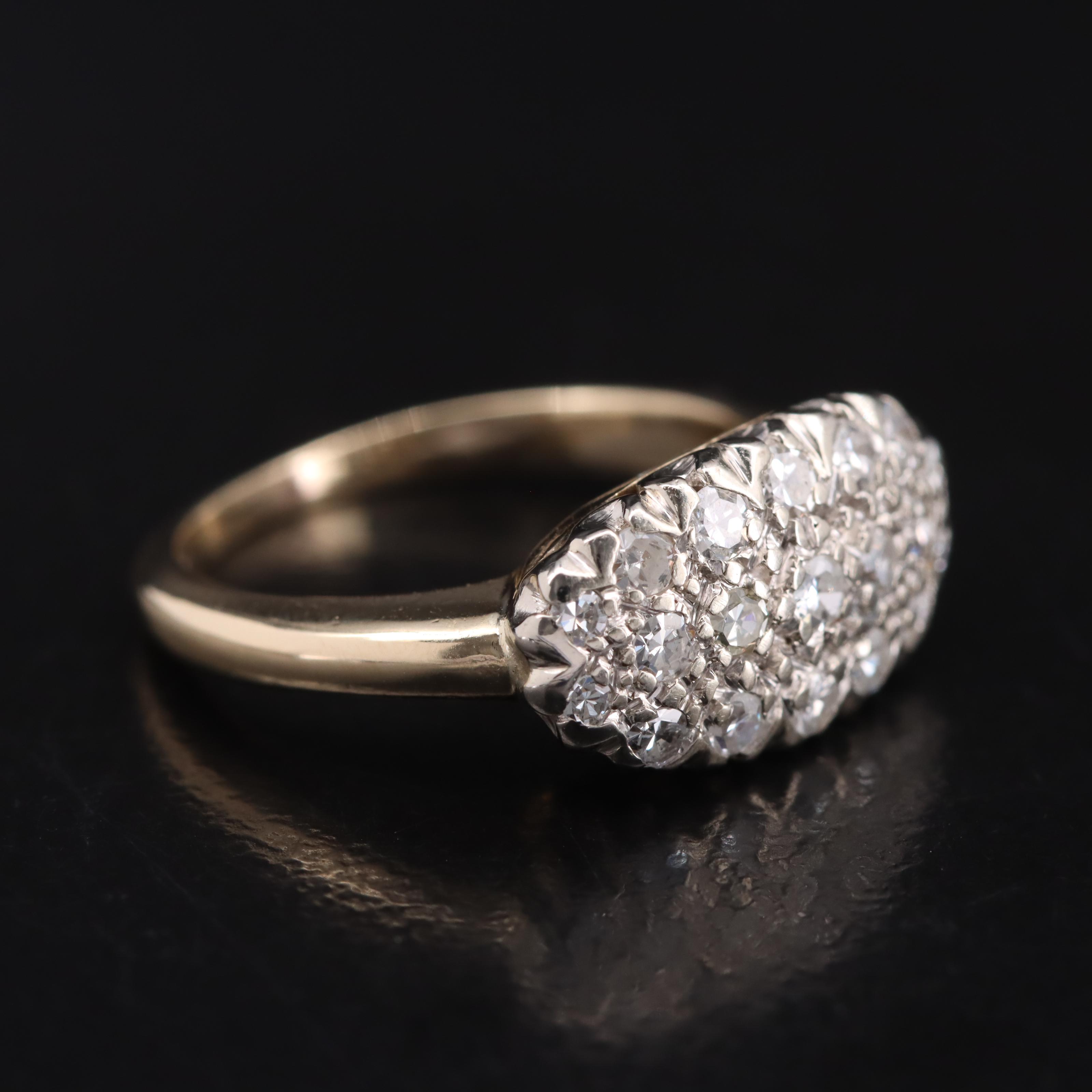 Vintage 14K 0.50 CTW Diamond Ring