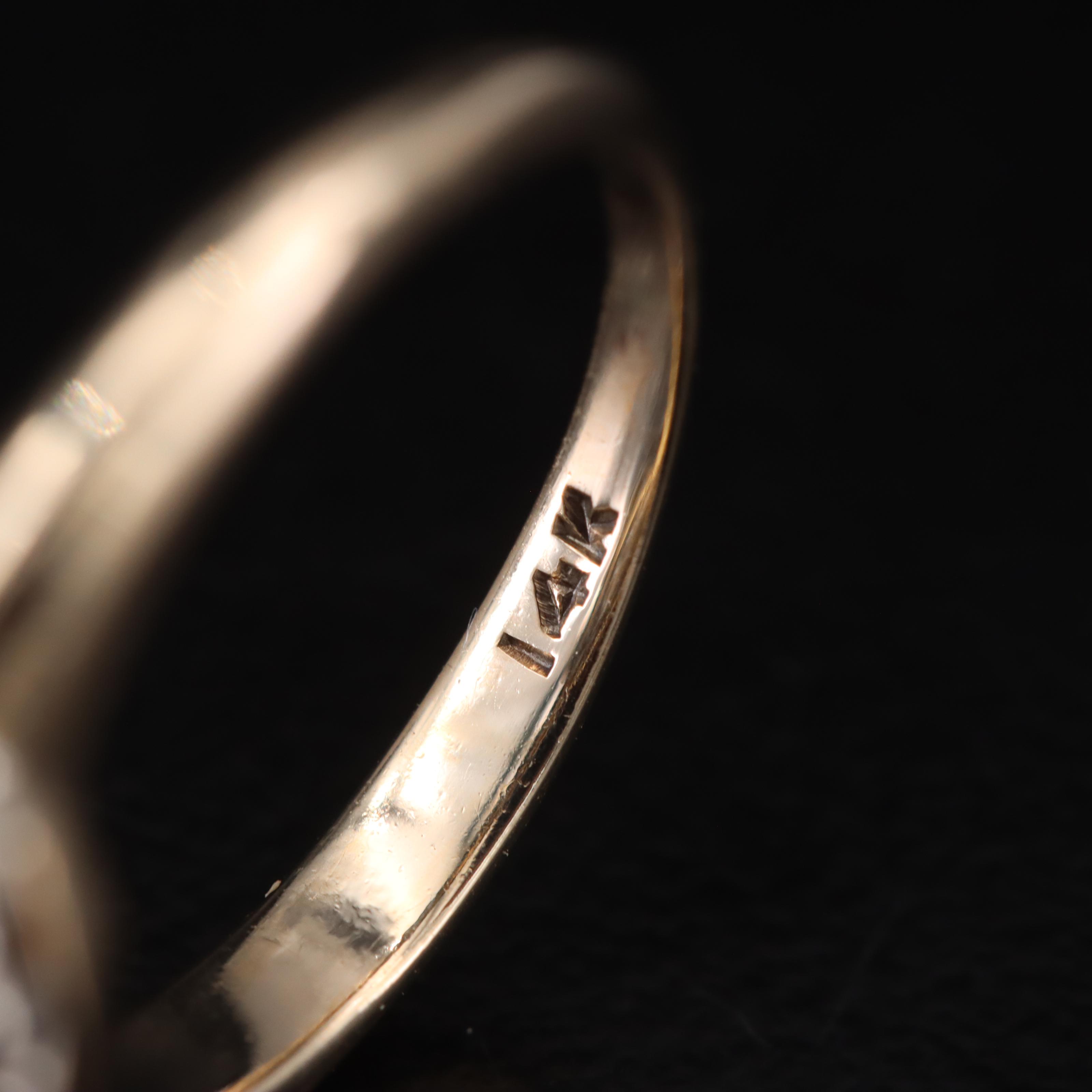 Vintage 14K 0.50 CTW Diamond Ring