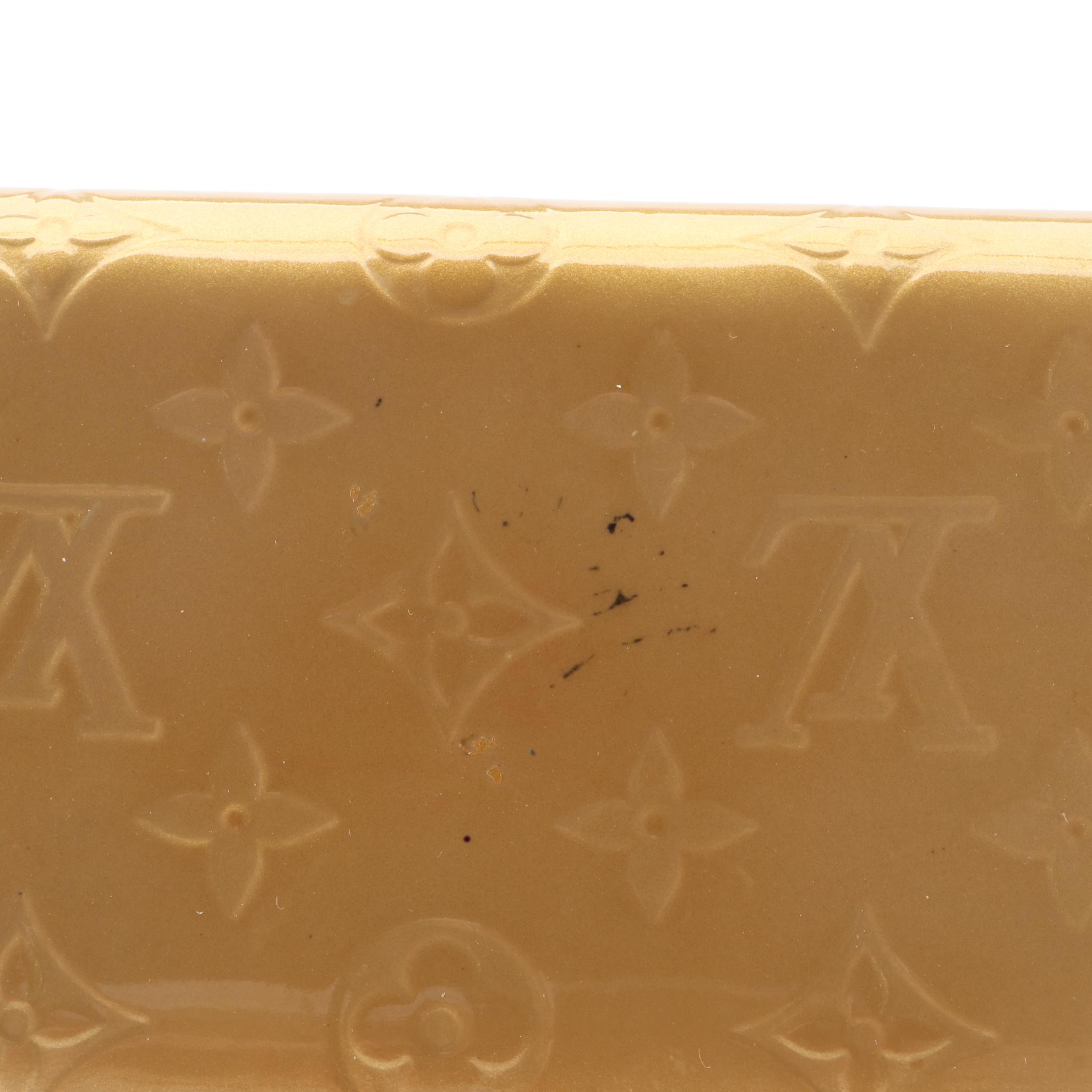 Louis Vuitton Portefeuille Sarah Wallet in Monogram Vernis