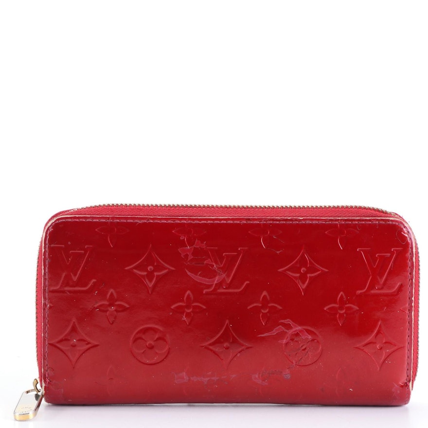 Louis Vuitton Zippy Wallet in Monogram Vernis