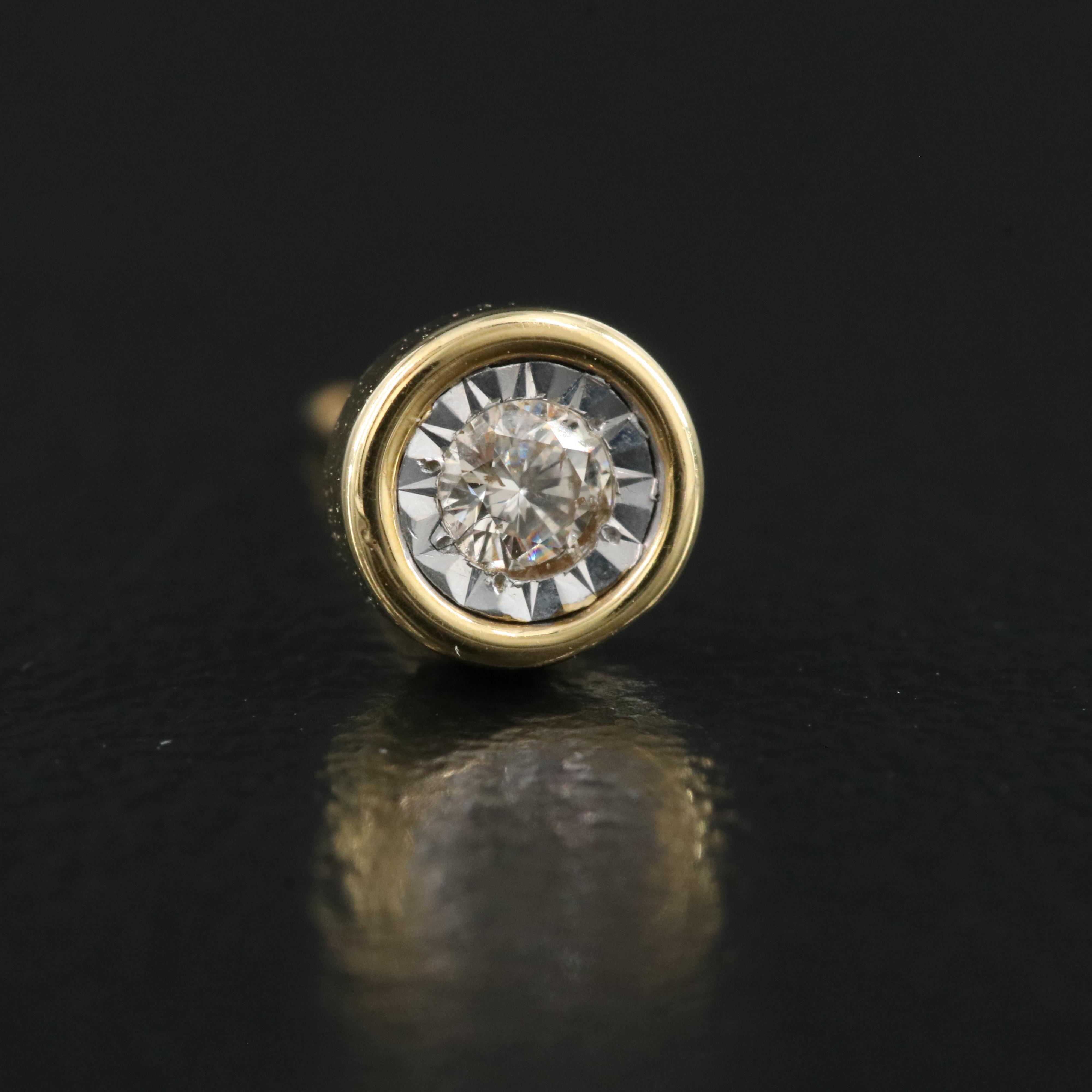 10K 0.11 CTW Diamond Stud Earrings