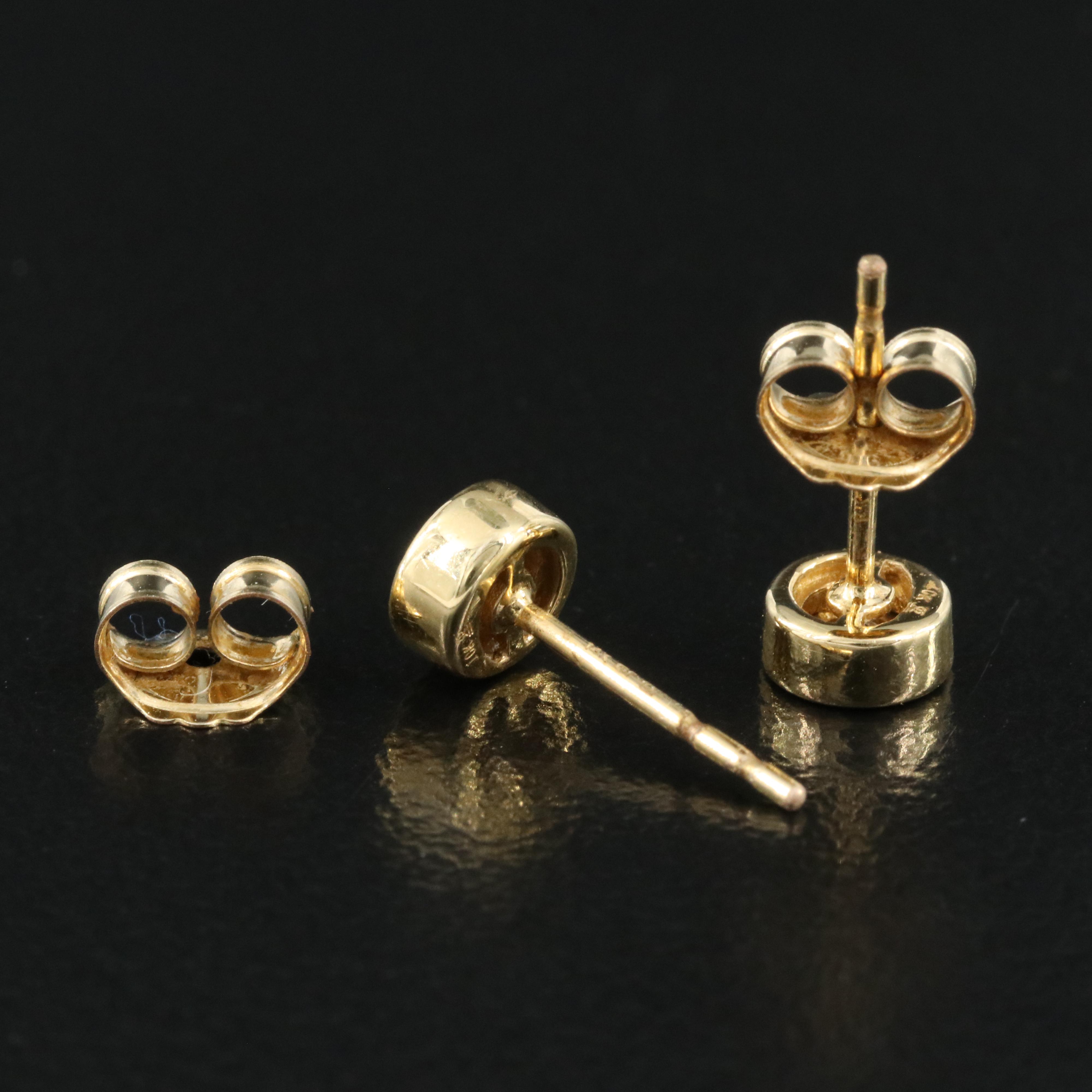 10K 0.11 CTW Diamond Stud Earrings