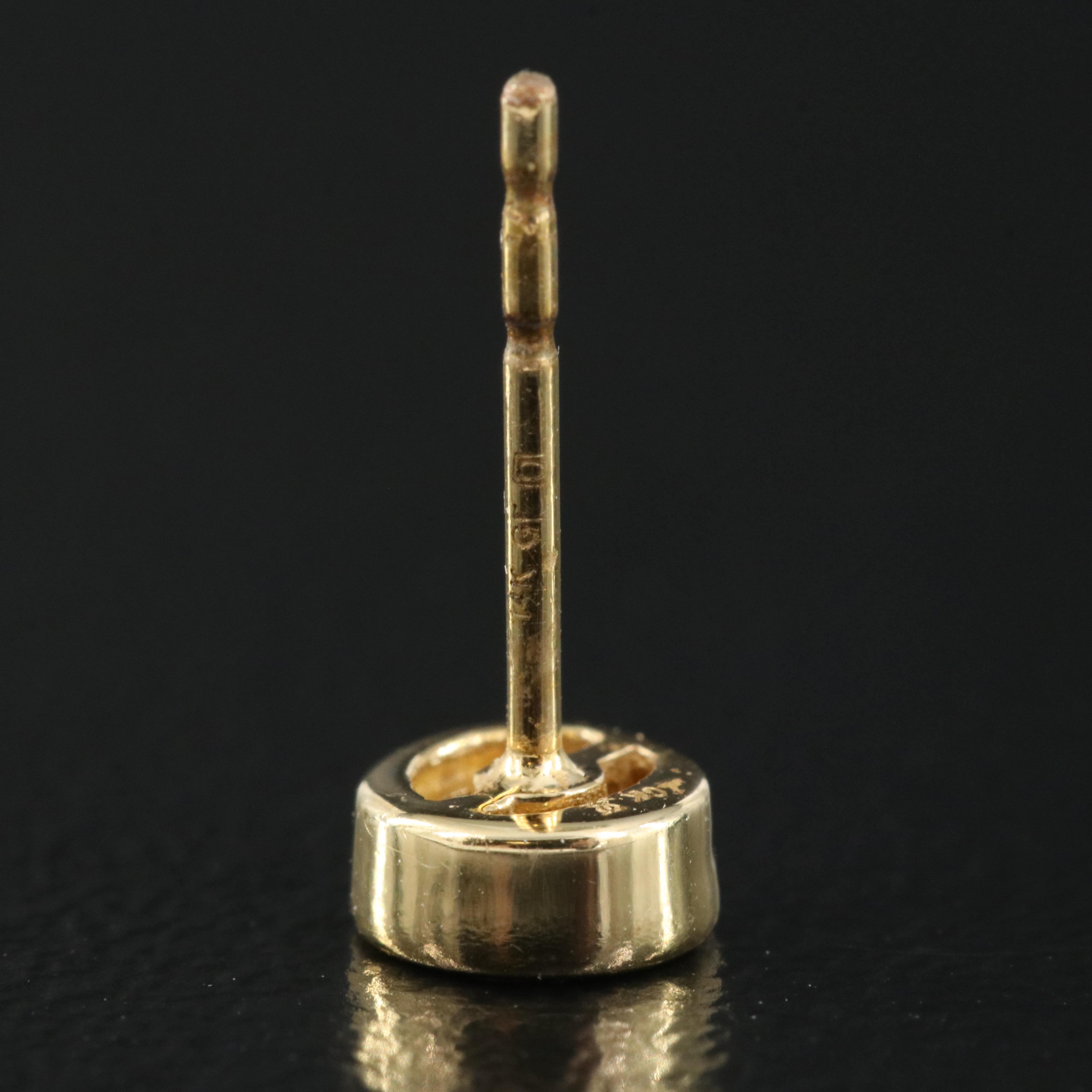 10K 0.11 CTW Diamond Stud Earrings