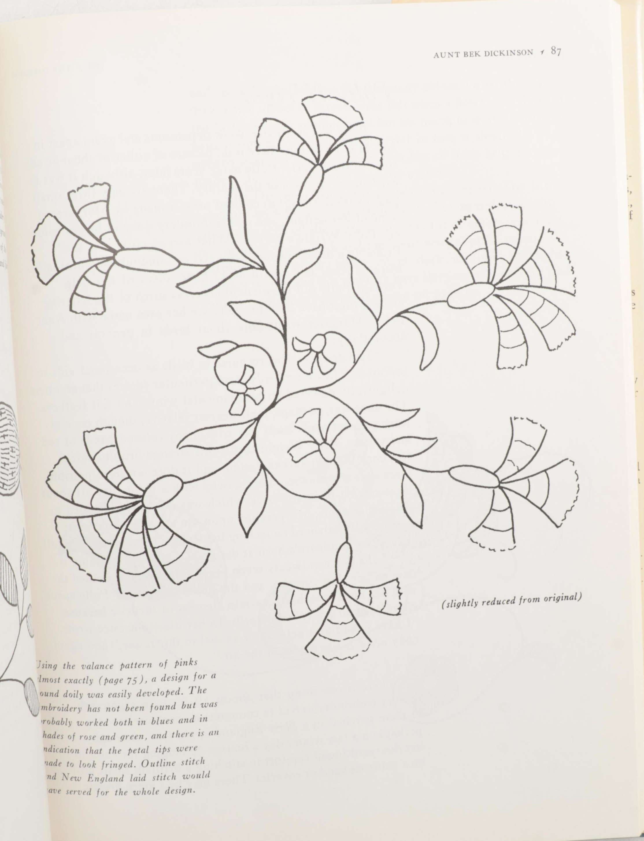 First Edition "Deerfield Embroidery" and More Decorative Arts Books