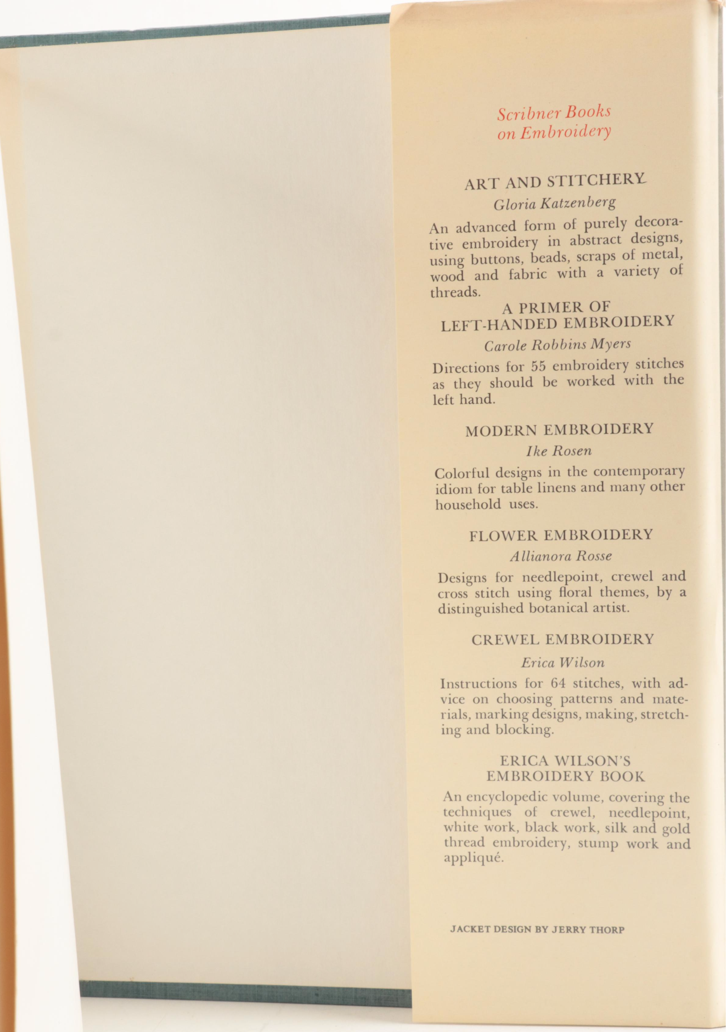 First Edition "Deerfield Embroidery" and More Decorative Arts Books