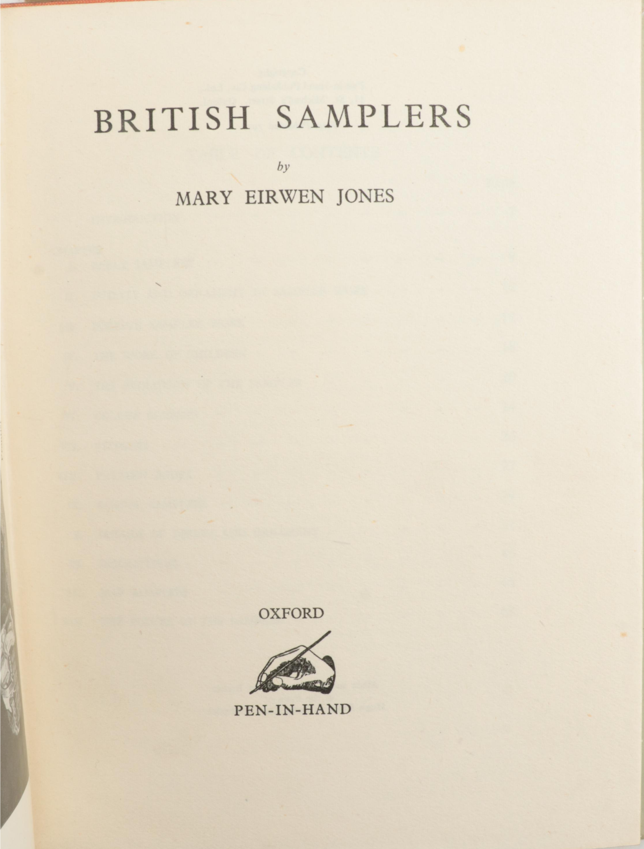 First Edition "Deerfield Embroidery" and More Decorative Arts Books