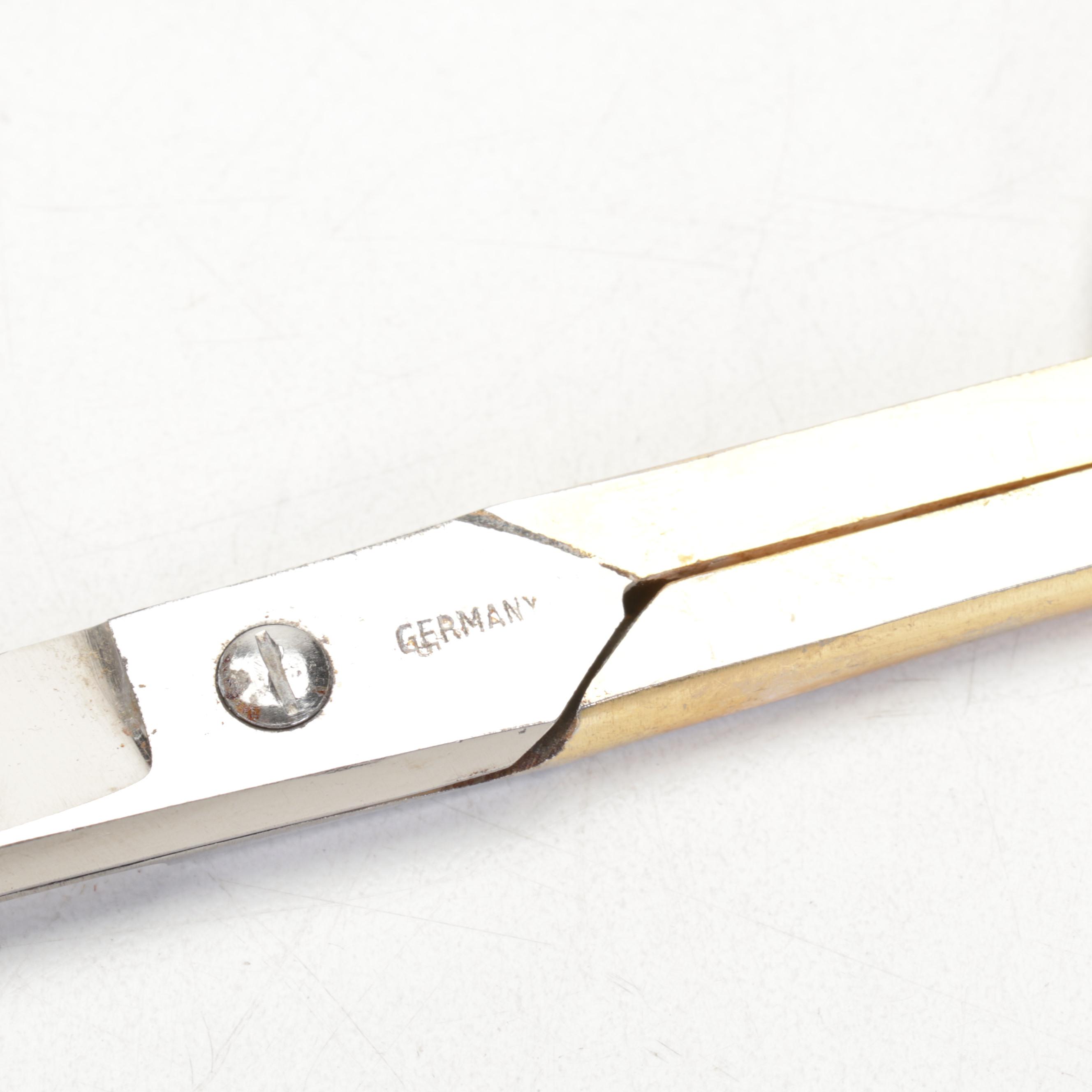 Kronheim & Oldenbusch Bronze Horse Ashtray,  Green Banded Calcite Desk Décor