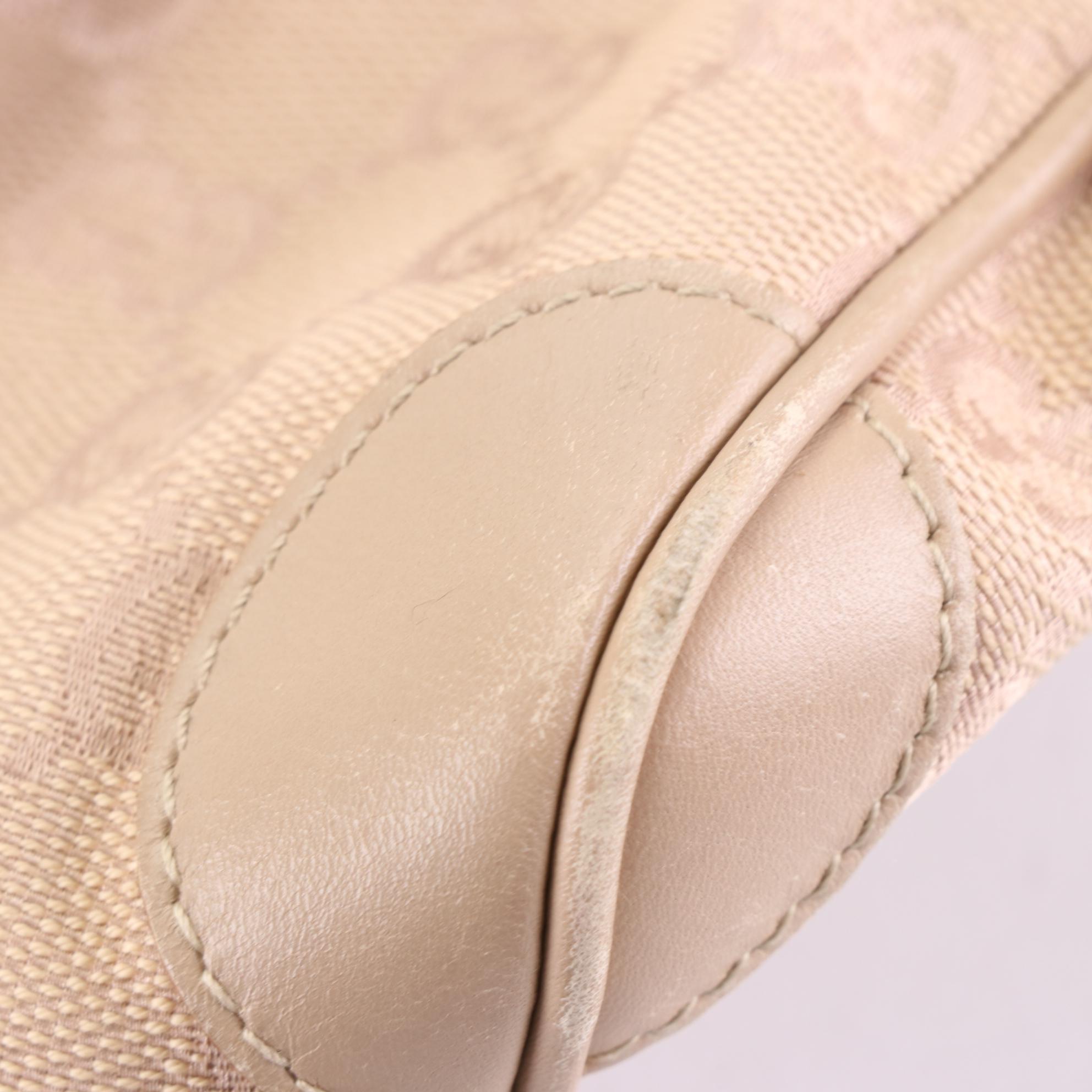 Gucci Boston Bag in GG Canvas and Leather