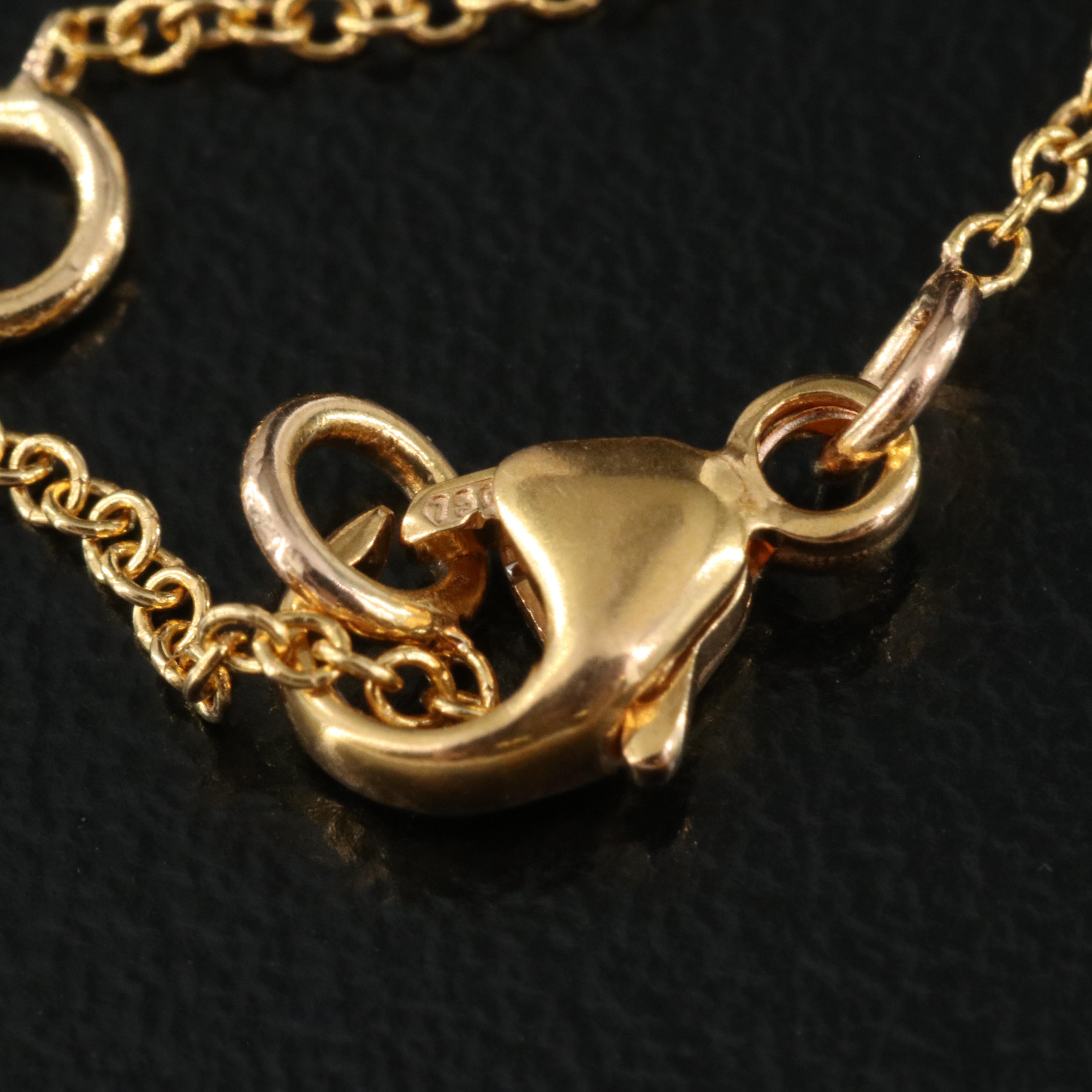 18K Ruby Cross Necklace