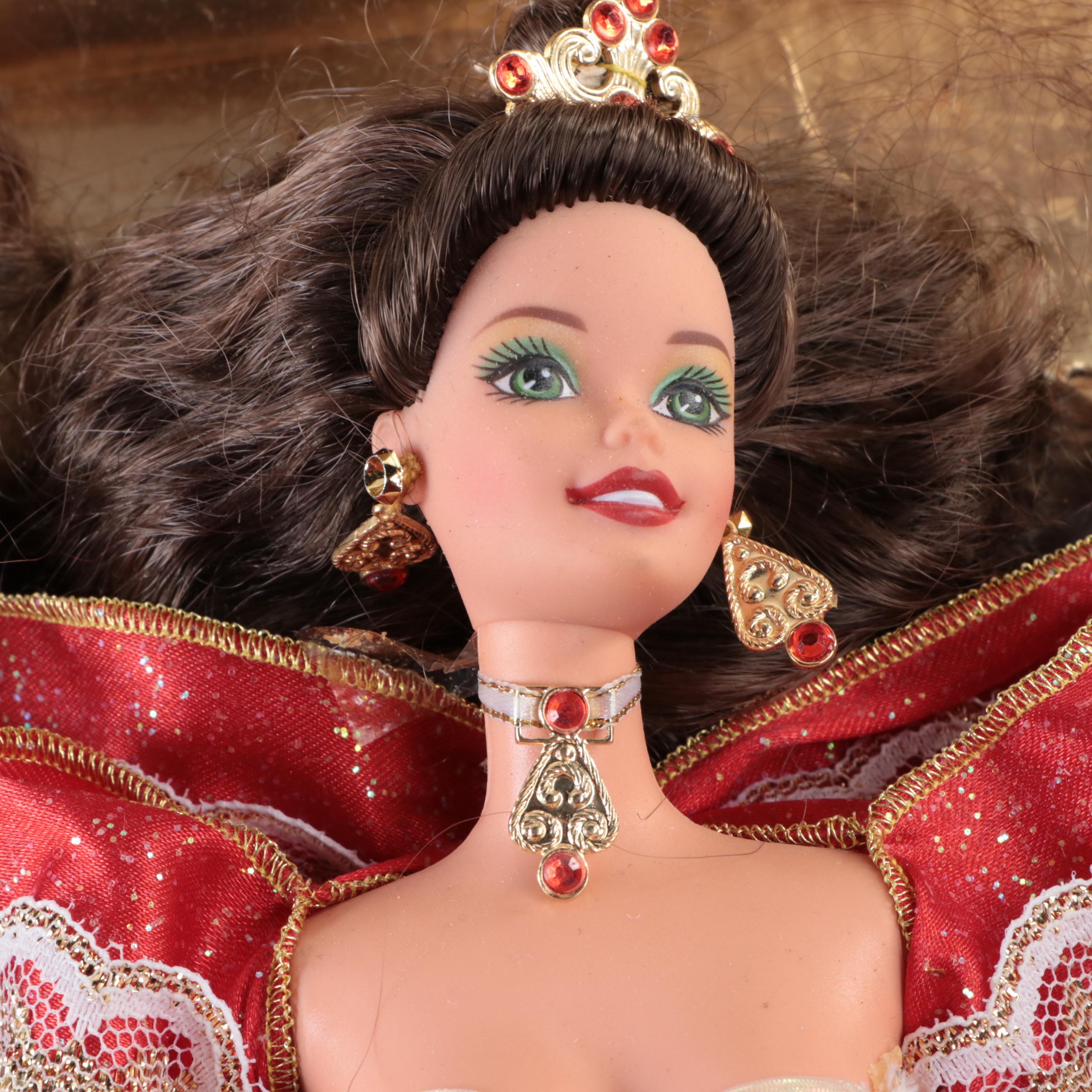 Mattel Barbie Special Edition Happy Holidays Barbie Dolls, 1997