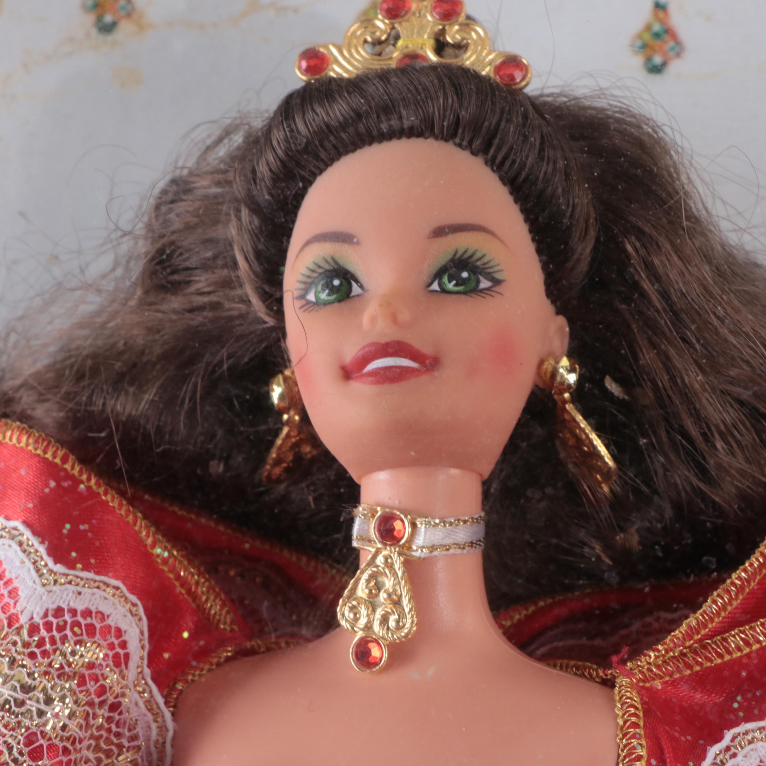 Mattel Barbie Special Edition Happy Holidays Barbie Dolls, 1997